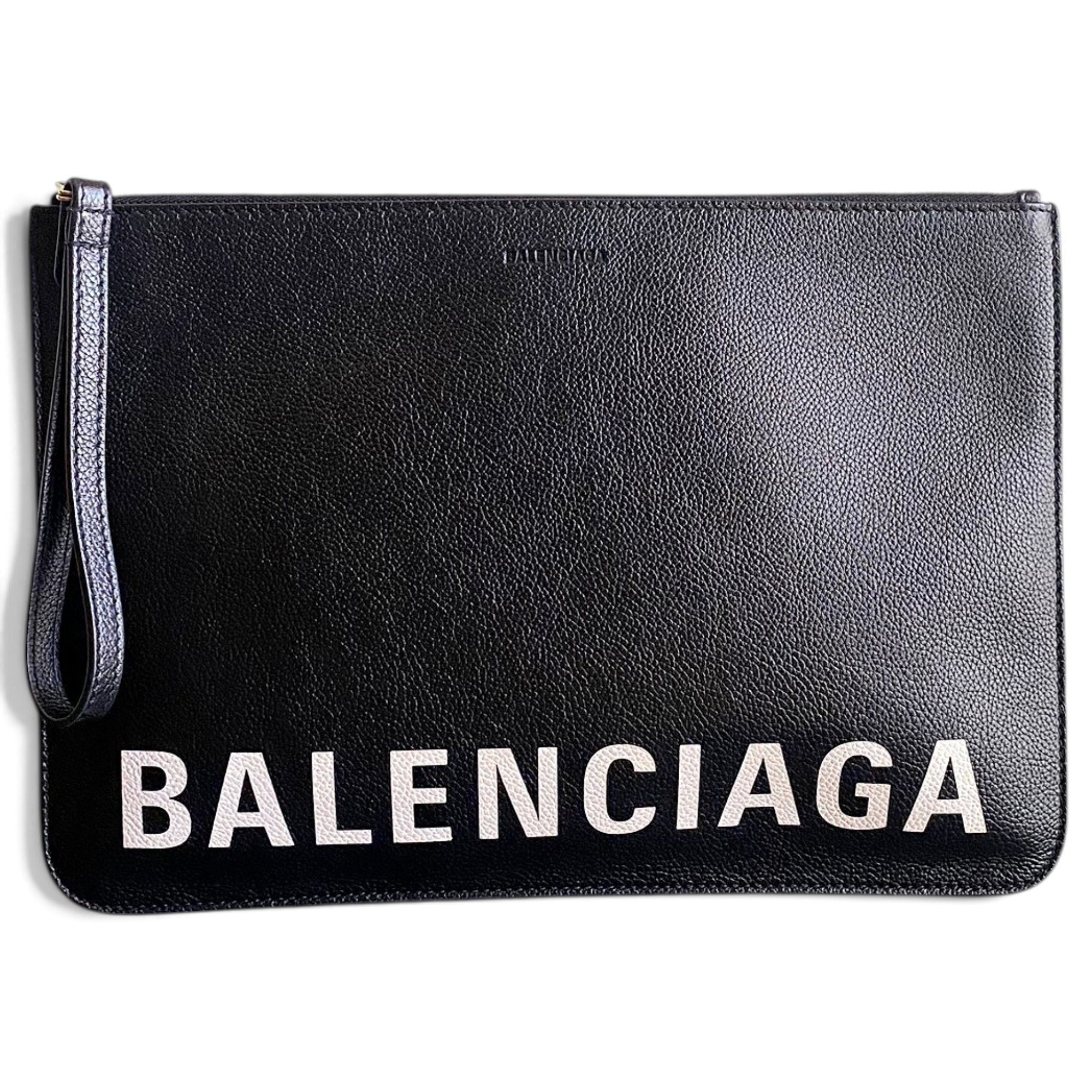 Everyday leather clutch bag
