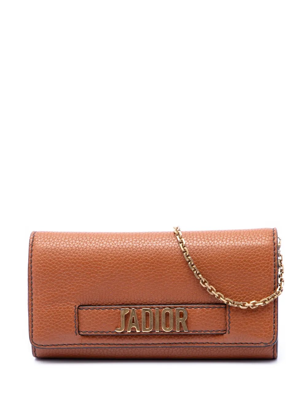 2017 Calfskin JAdior Wallet On Chain crossbody bag