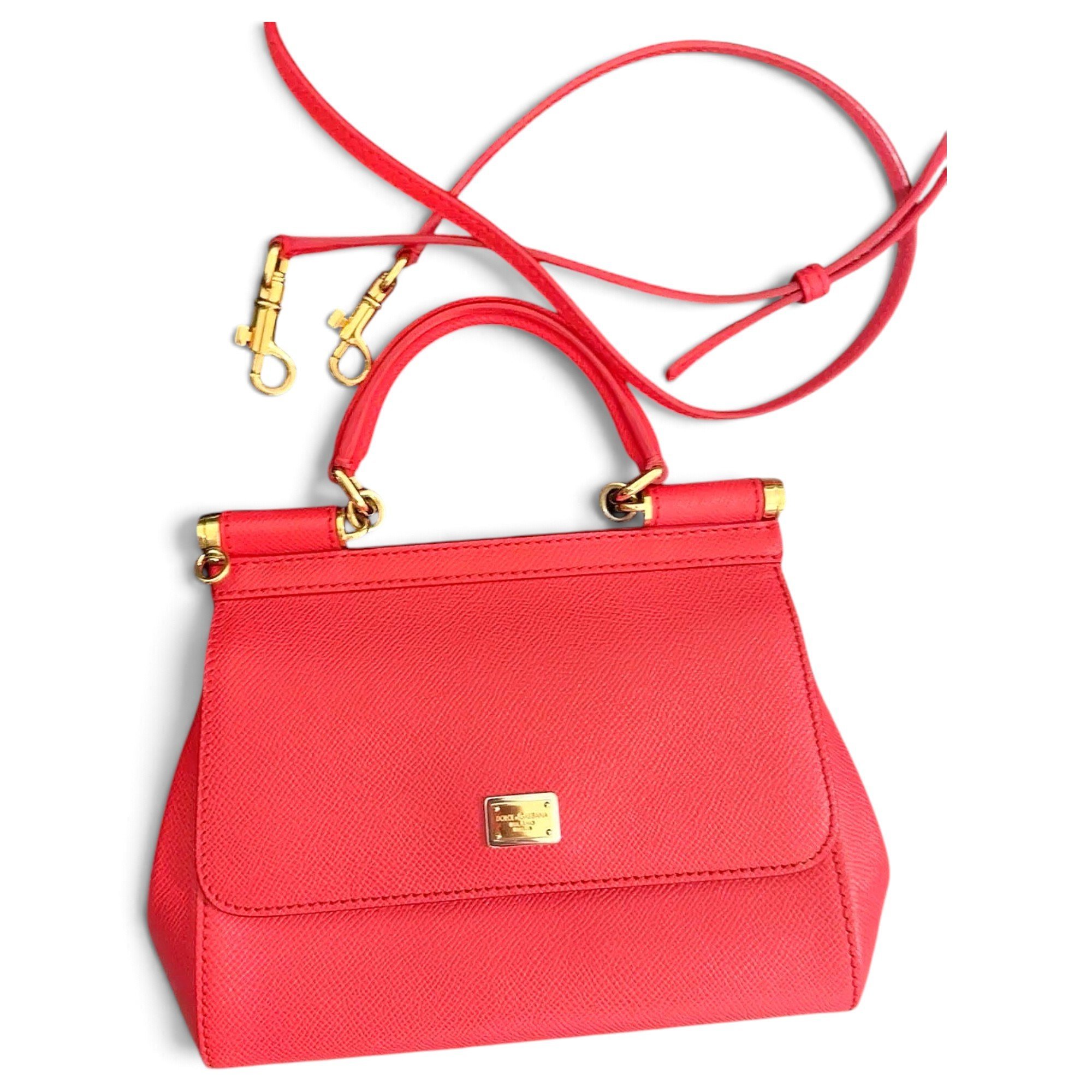 Dolce & Gabbana Sicily leather handbag