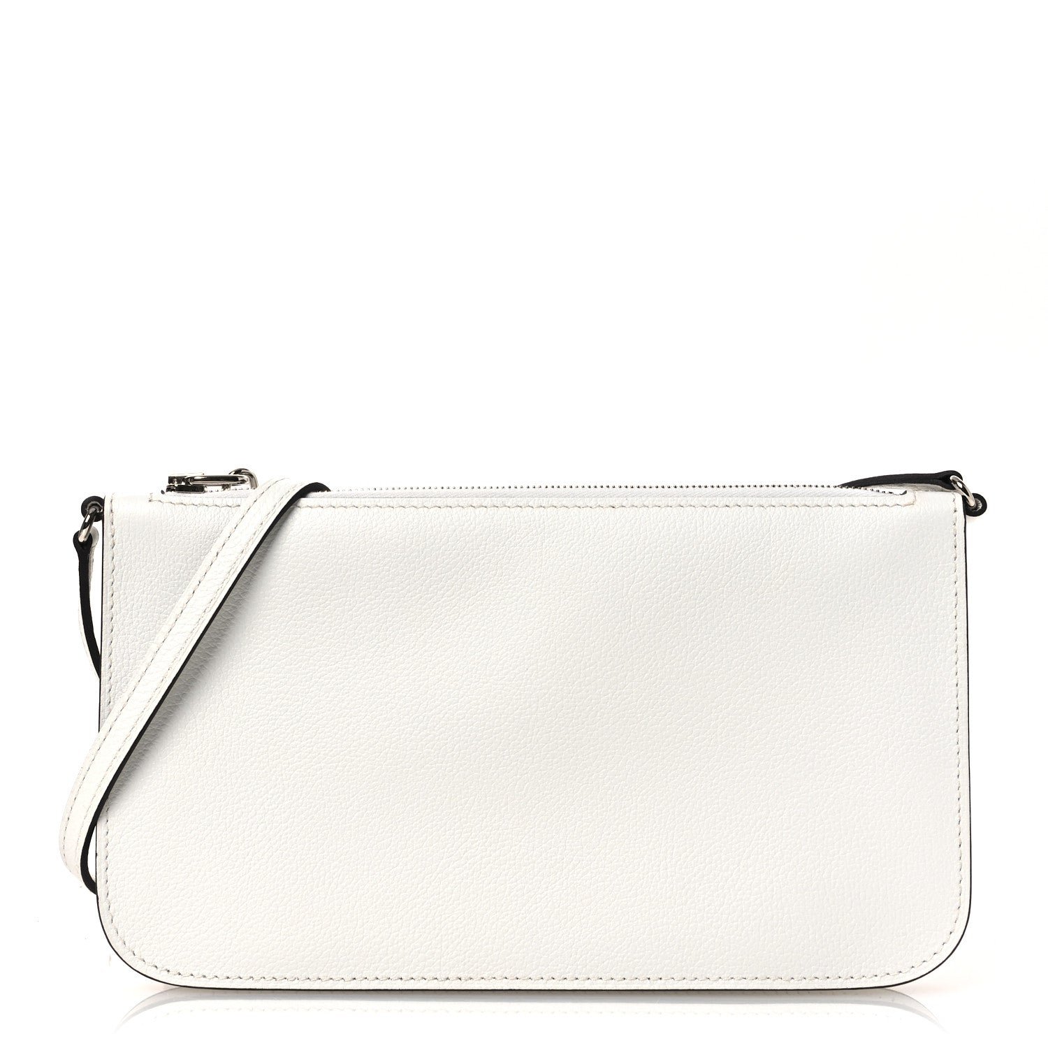 Hermes Evercolor Chaine d'Ancre Zipengo Pochette To Go New White