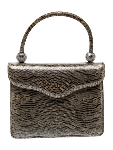 Lizard Top Handle Bag