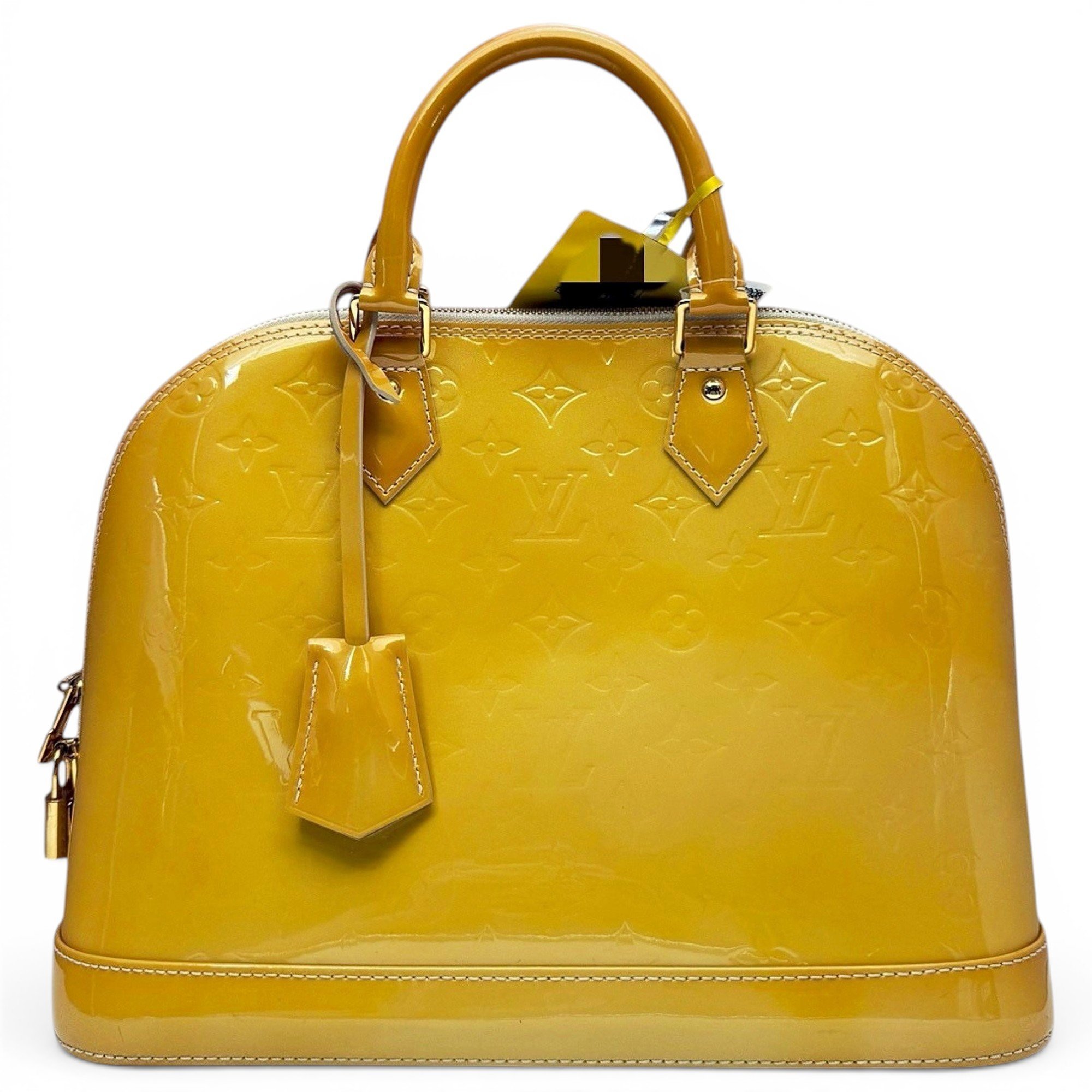 Alma patent leather handbag