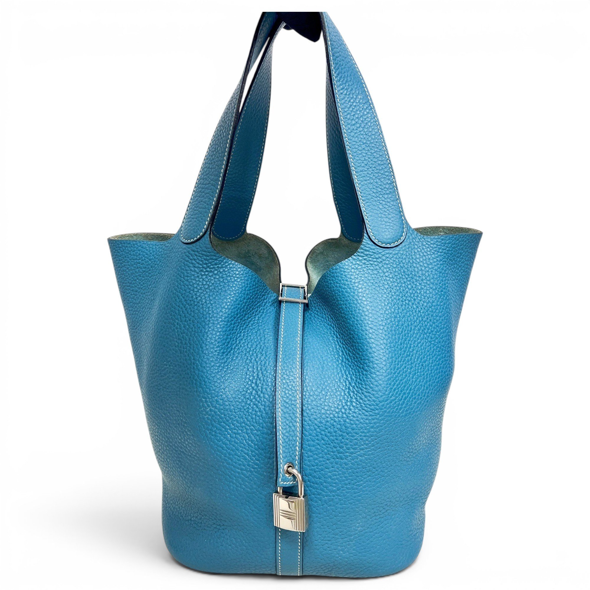 Picotin leather handbag