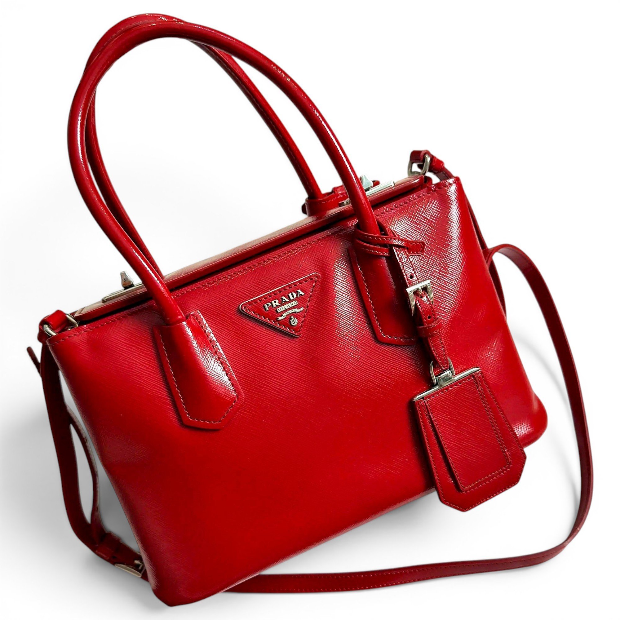 Leather handbag