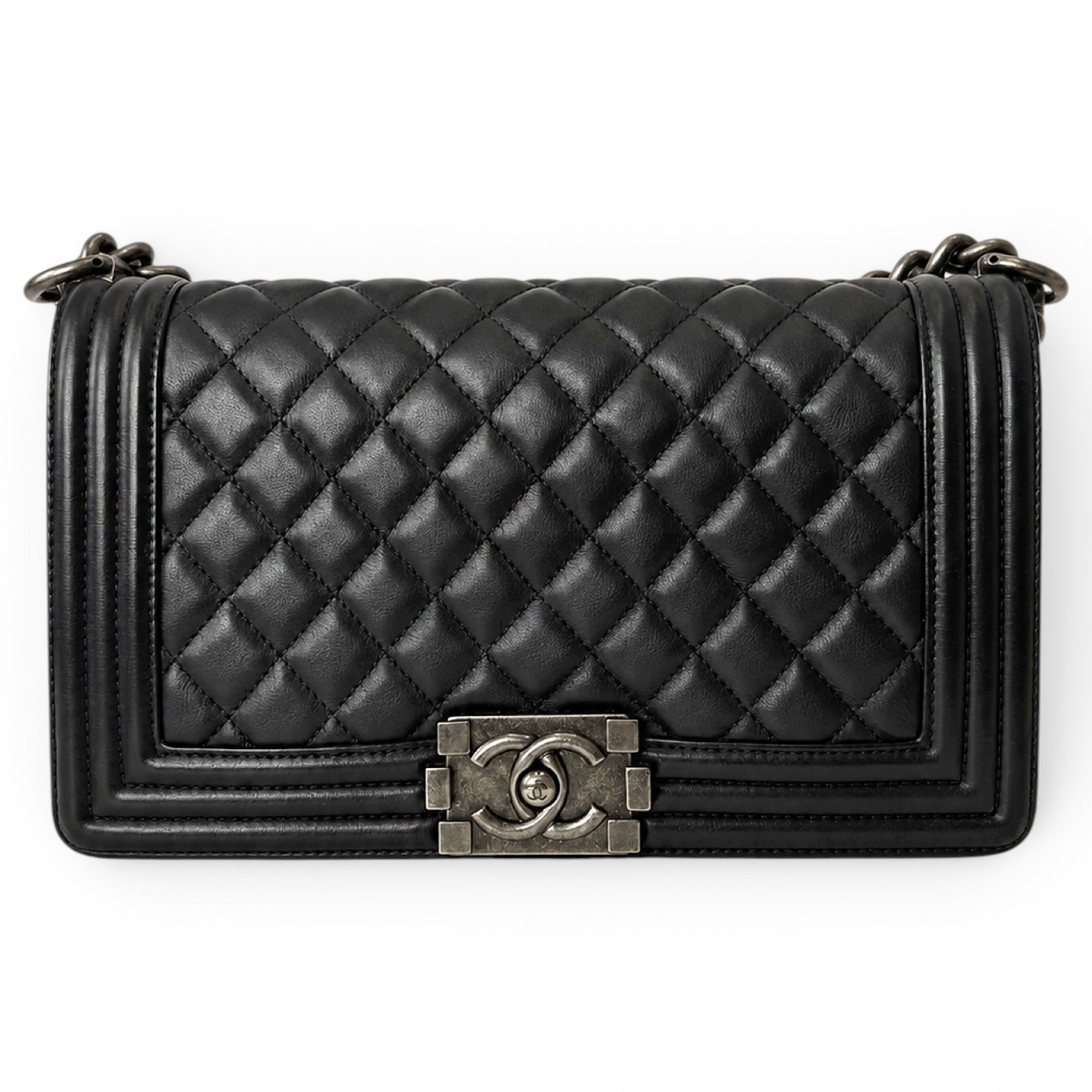 Boy leather crossbody bag