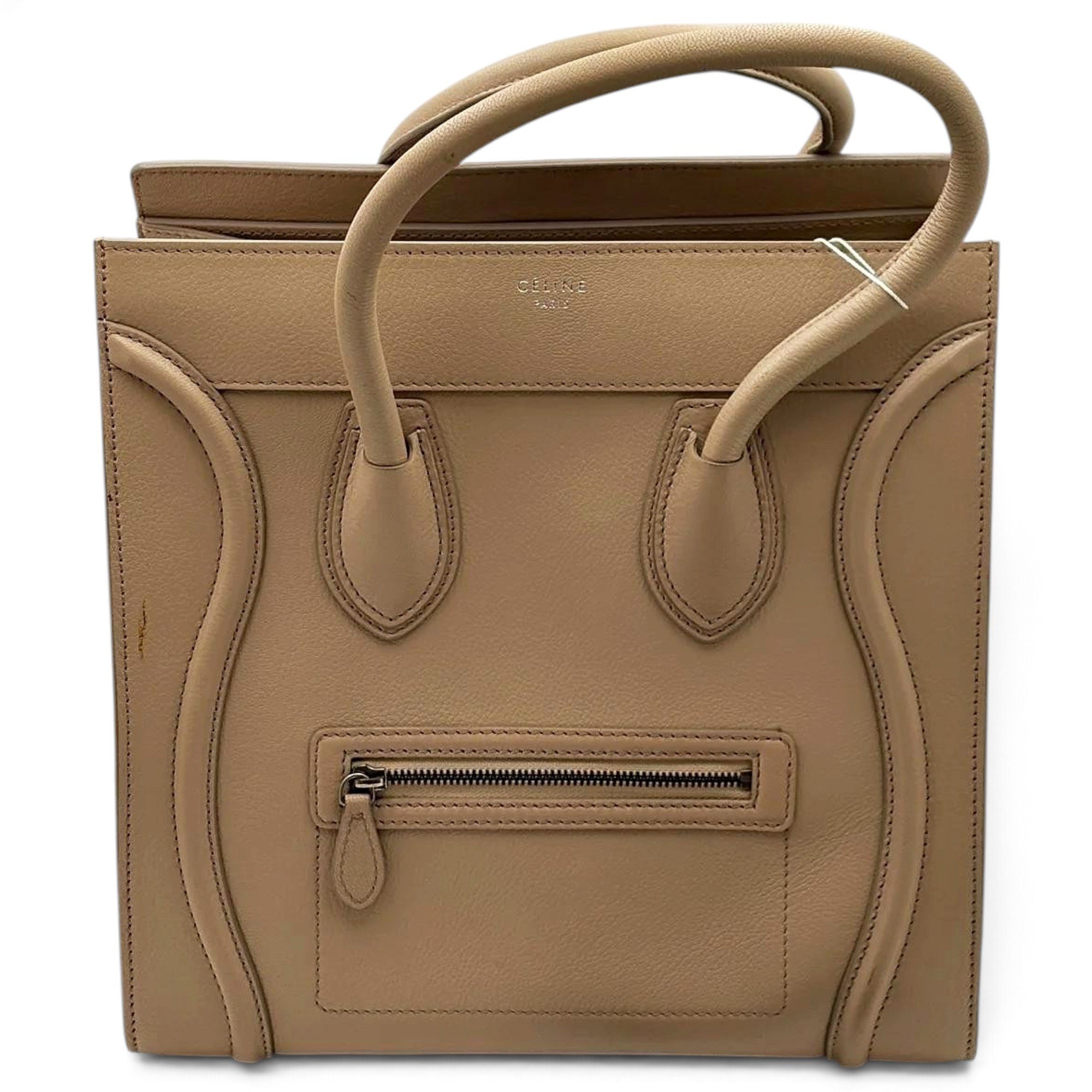 Luggage leather tote
