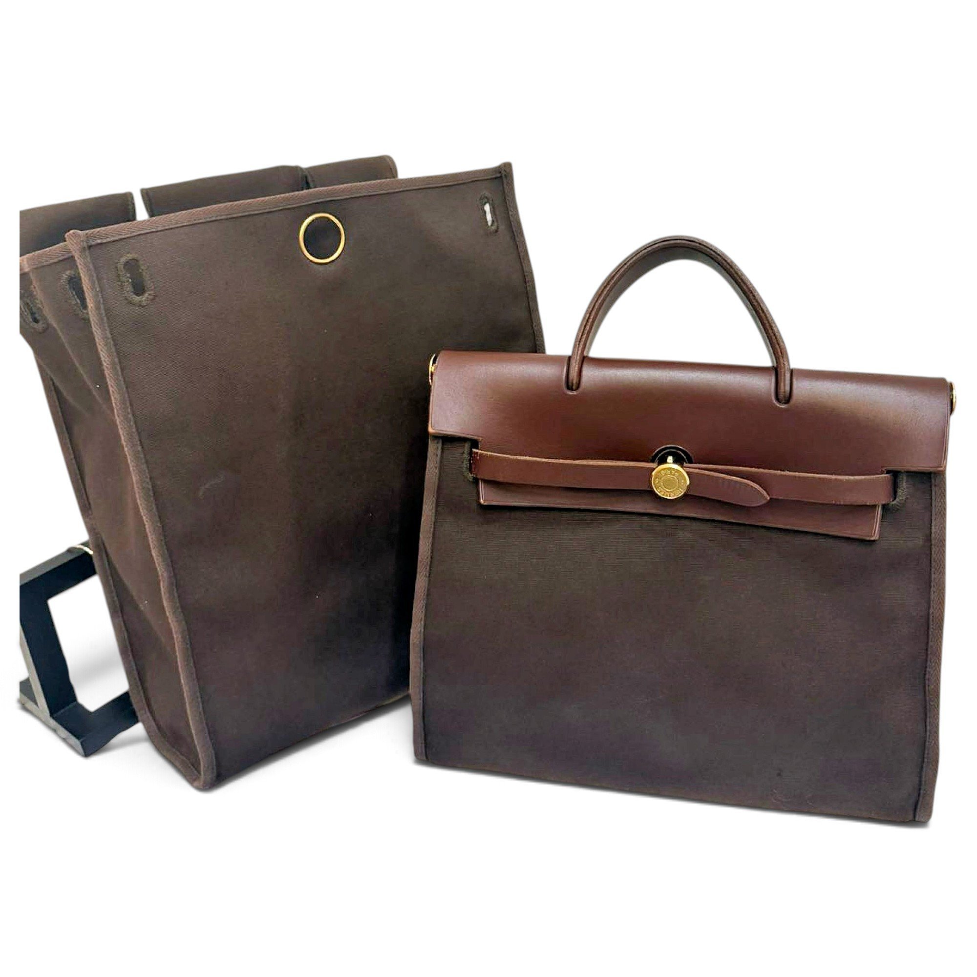 Herbag leather handbag