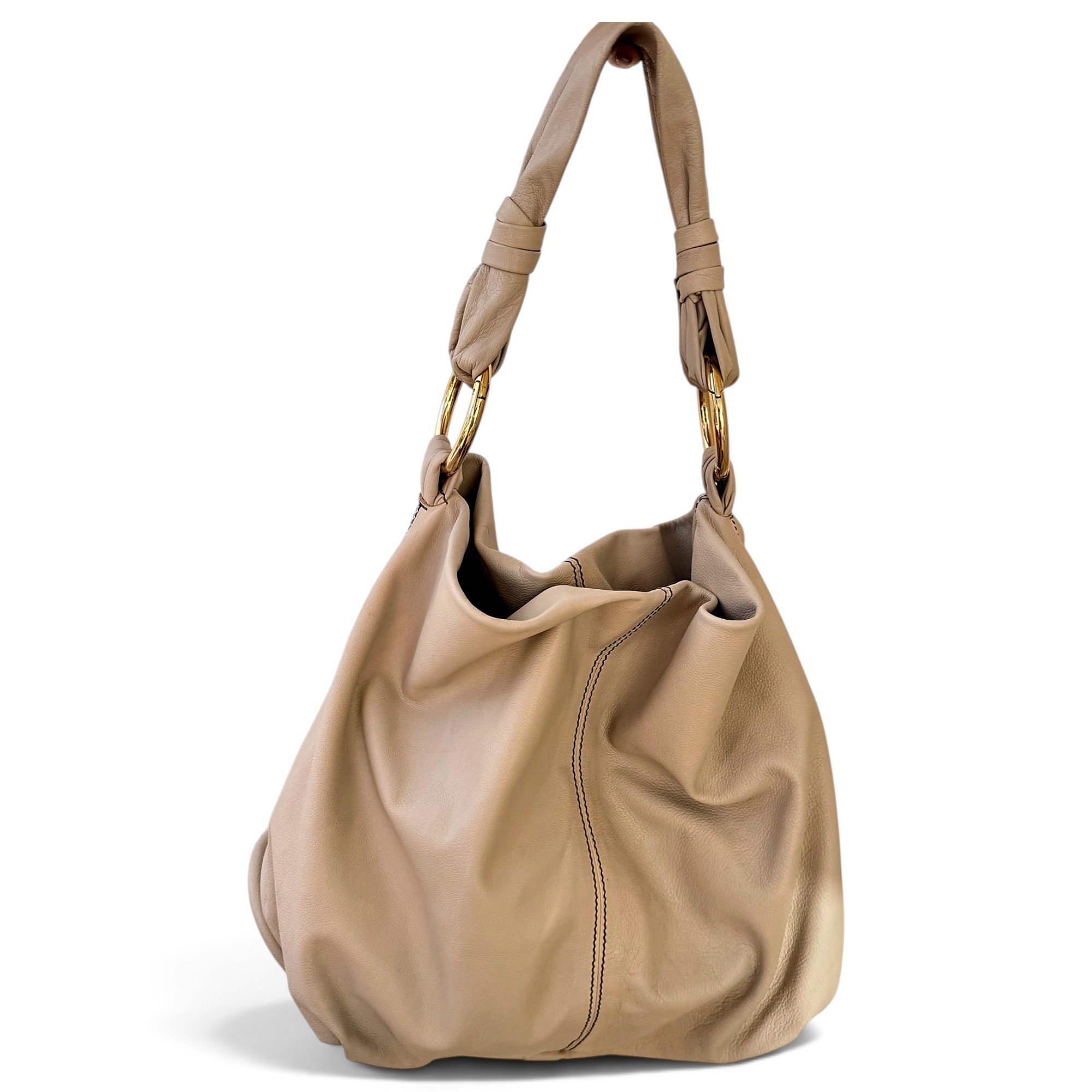 Vela leather handbag