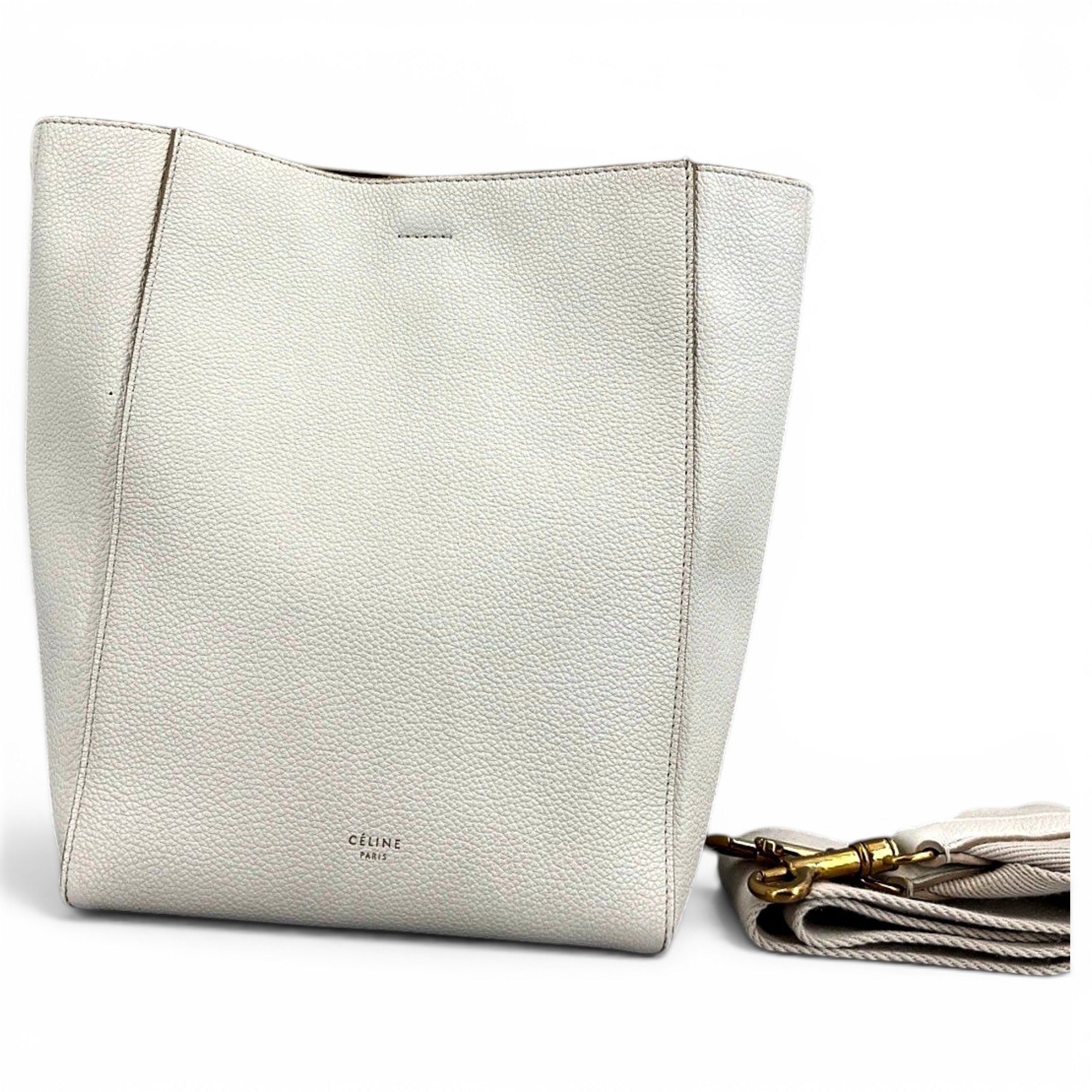 Seau Sangle leather handbag