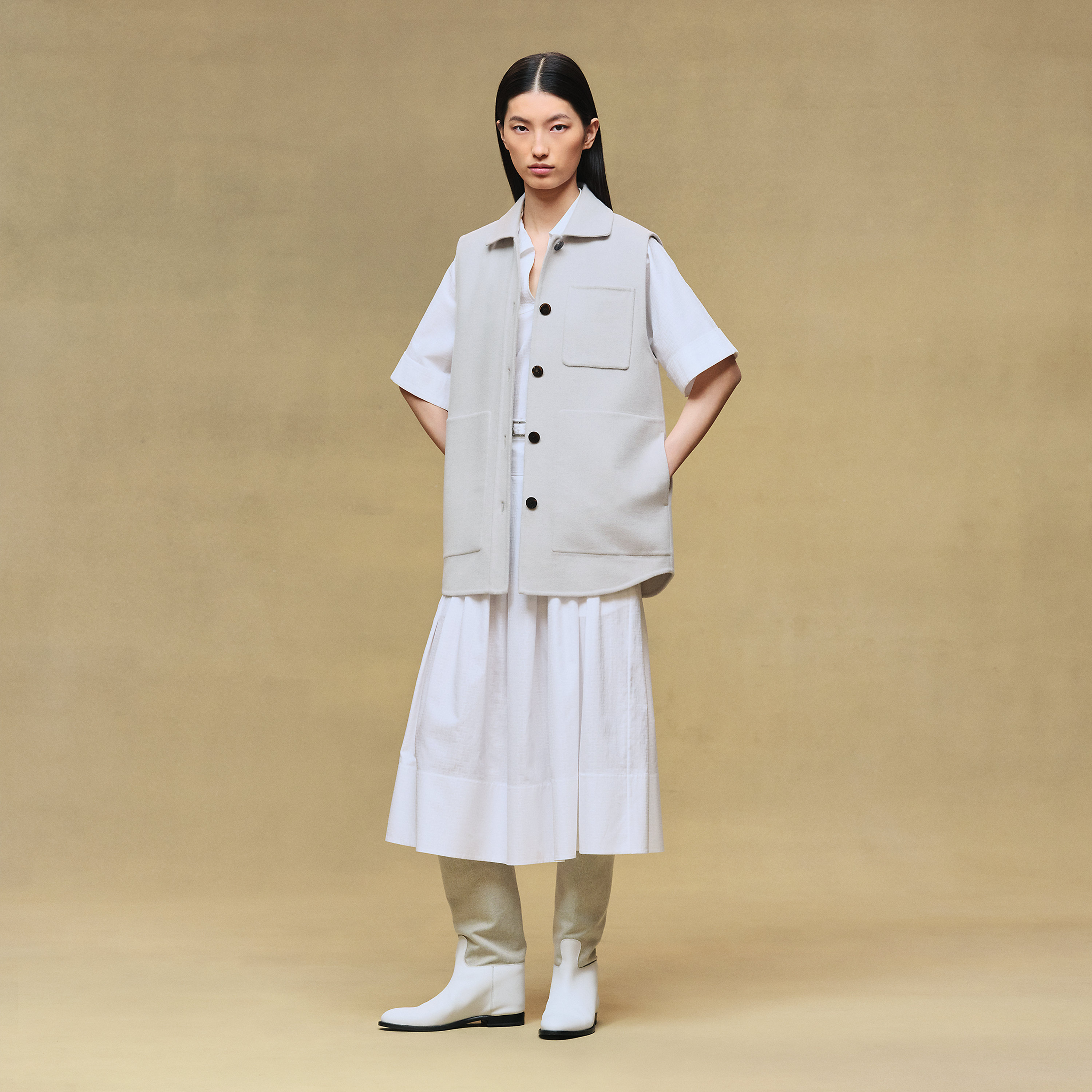 Overshirt vest