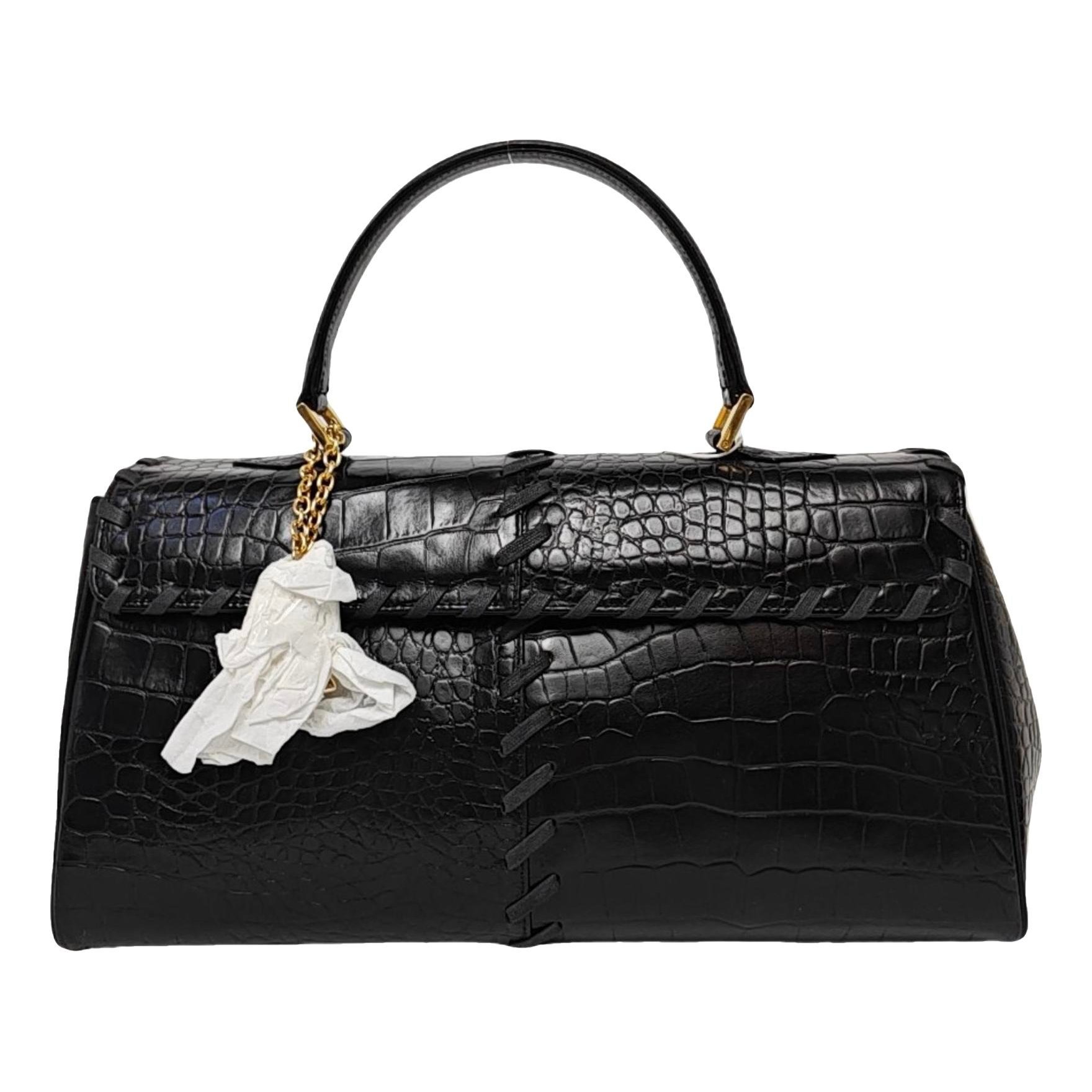 Leather handbag