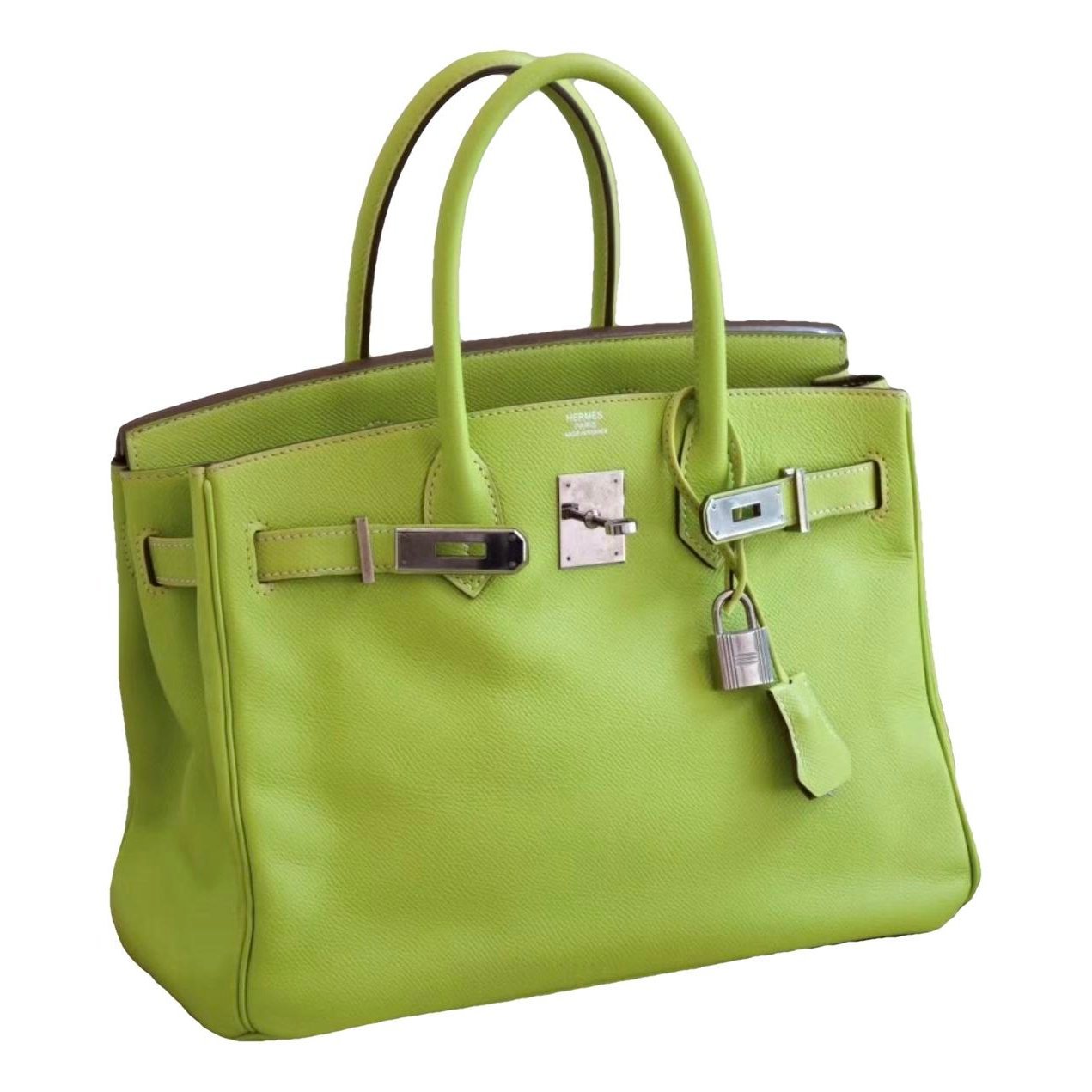 Birkin 30 leather handbag