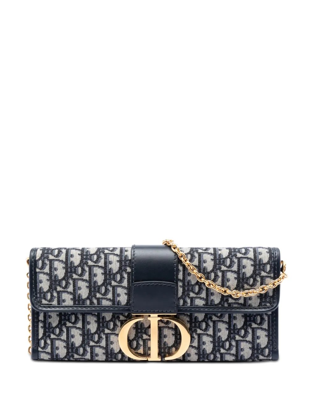 2020 Oblique Canvas 30 Montaigne Clutch With Chain crossbody bag