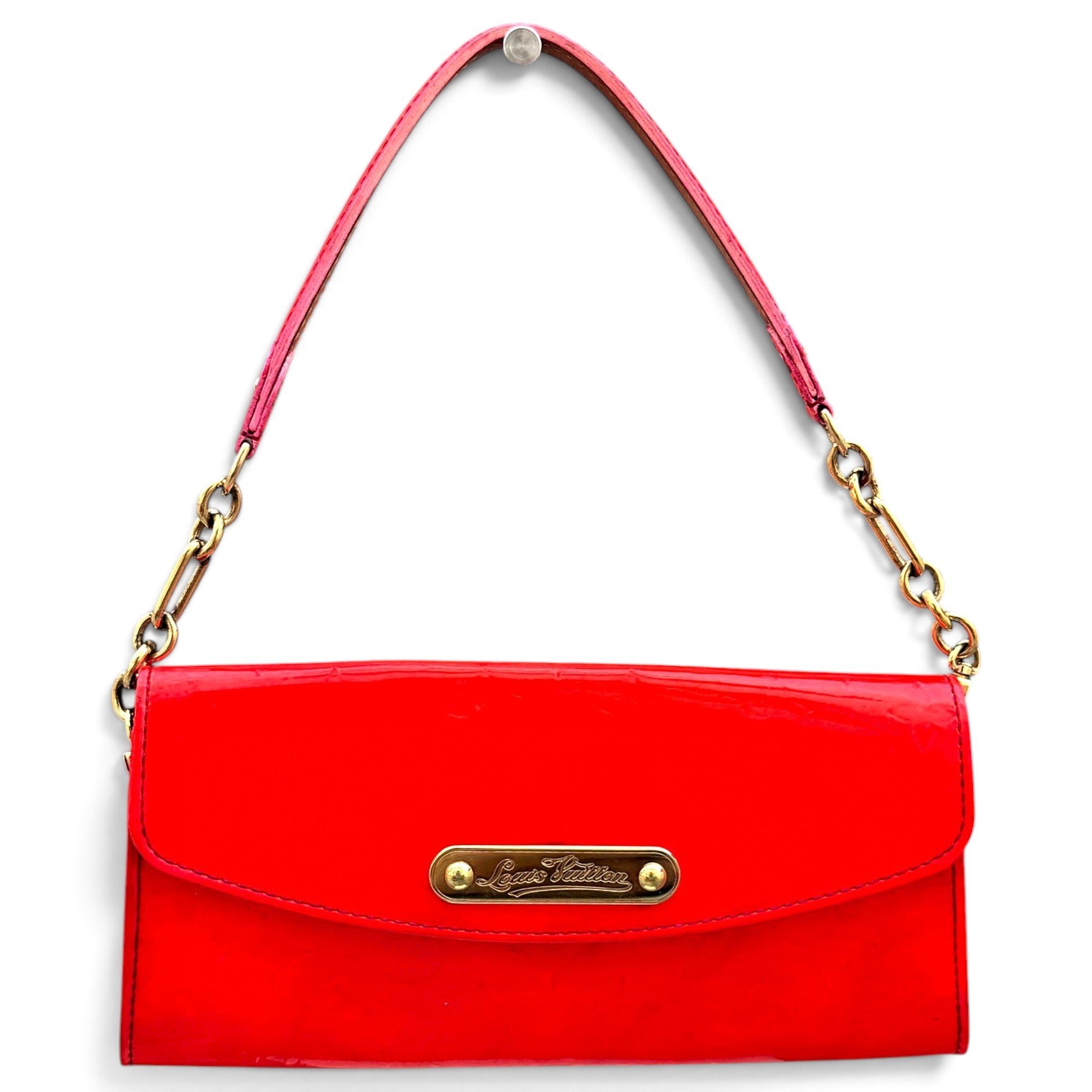 Sunset Boulevard patent leather handbag