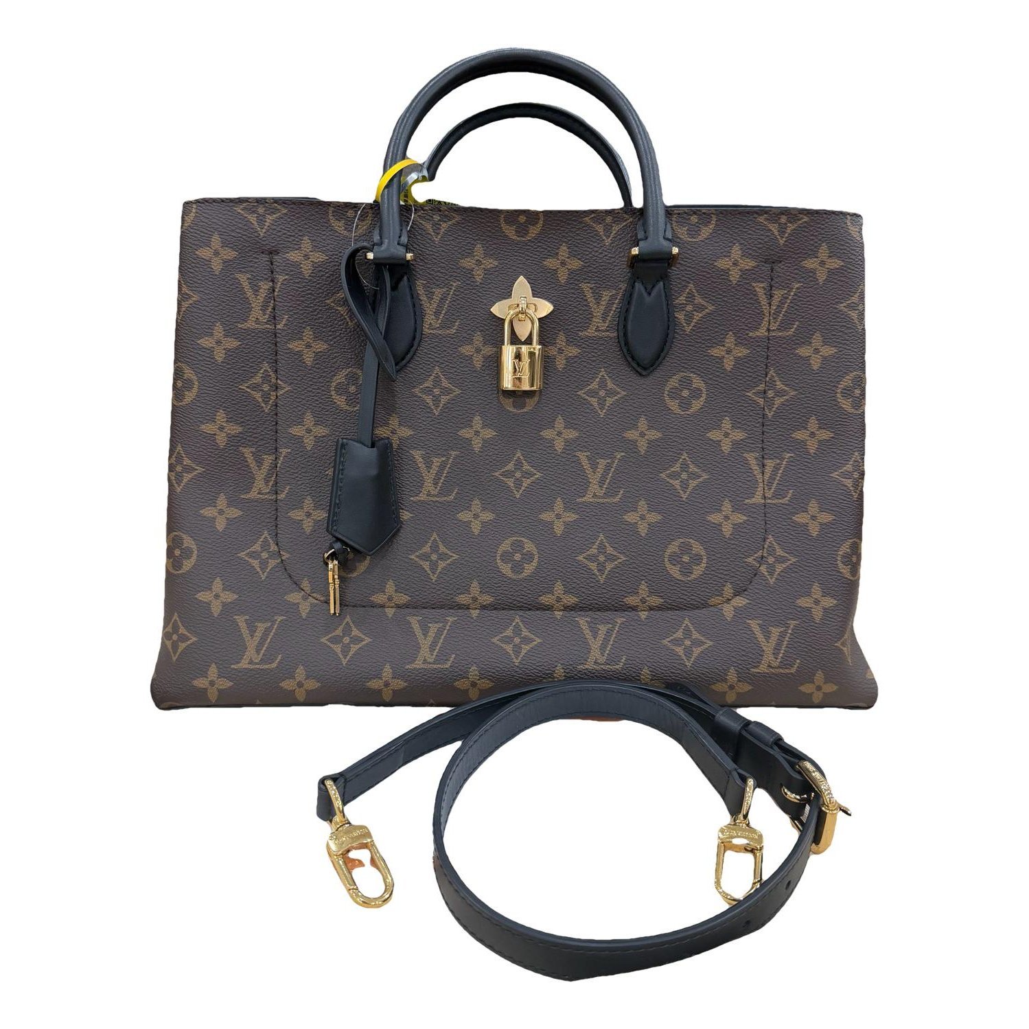 Flower Tote leather handbag