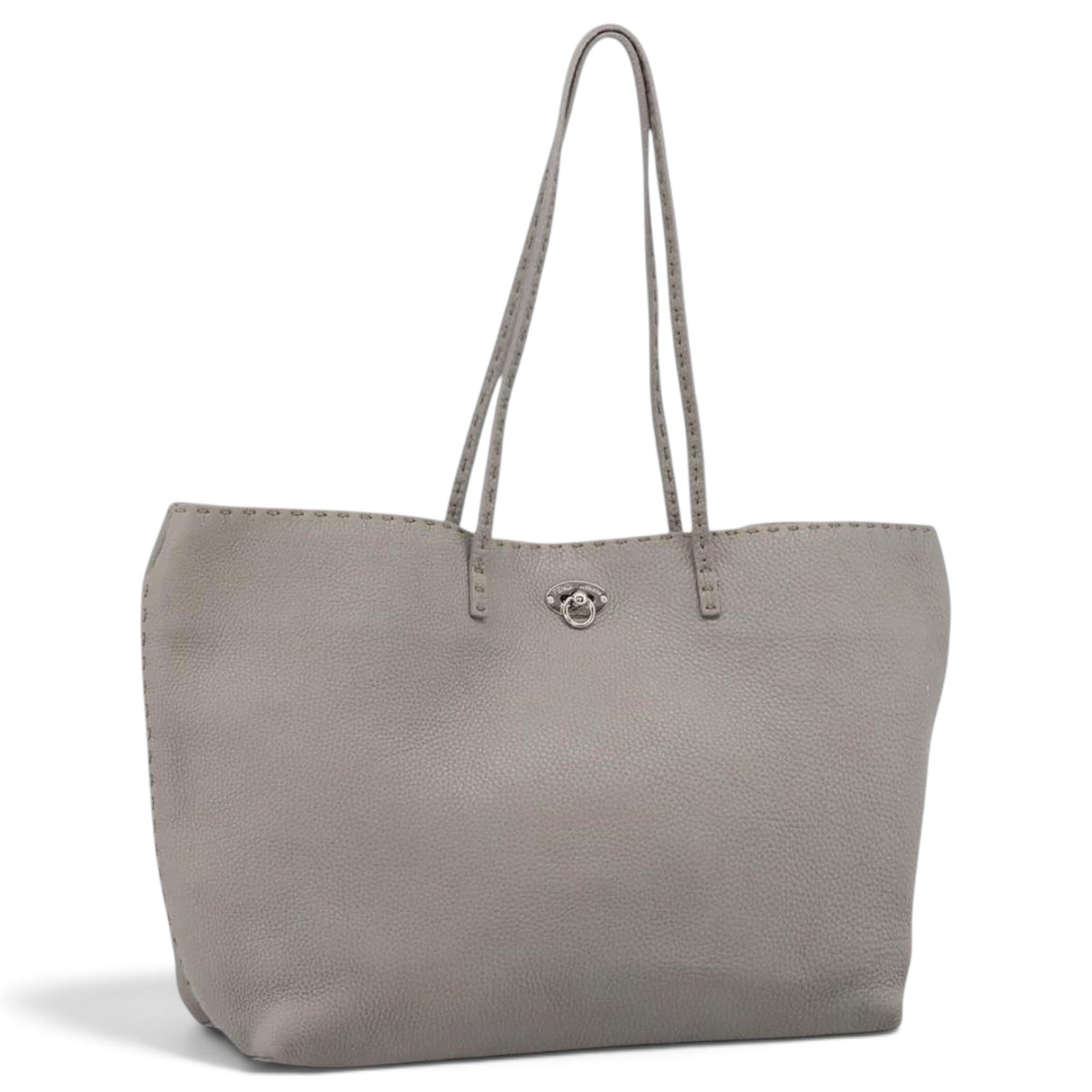 Leather tote