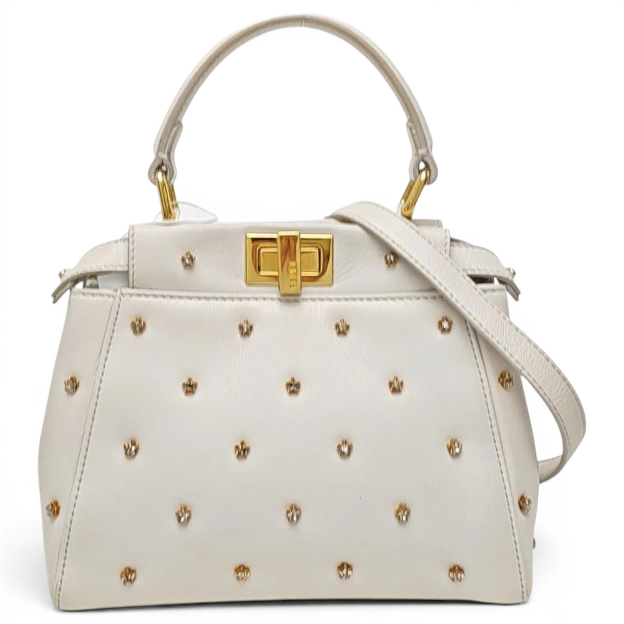Peekaboo leather handbag