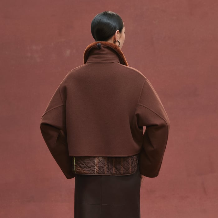 Marron Érable Modular Coat