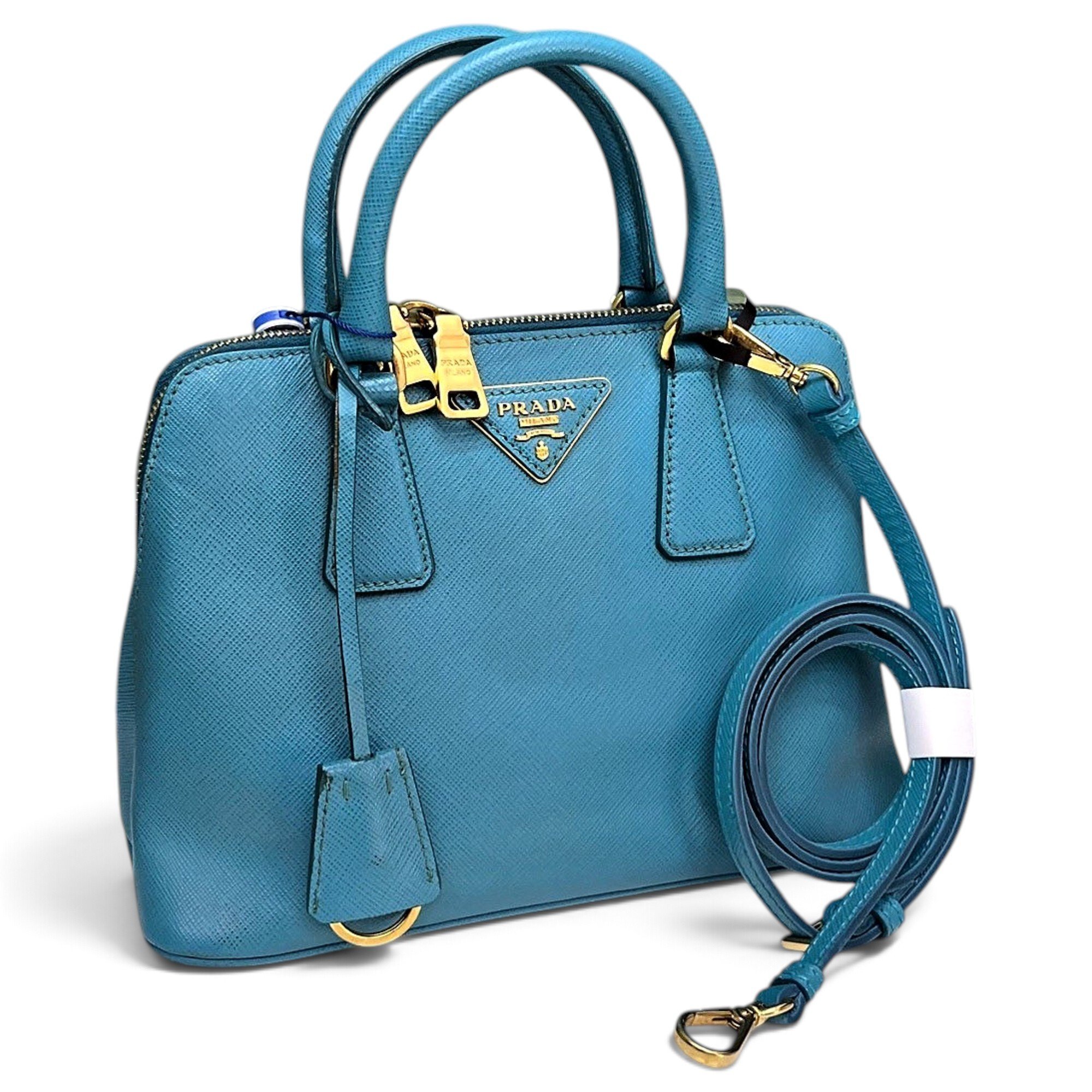 Promenade leather handbag