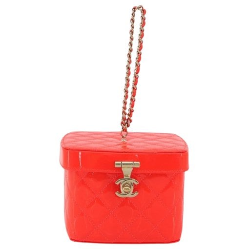 Patent leather handbag