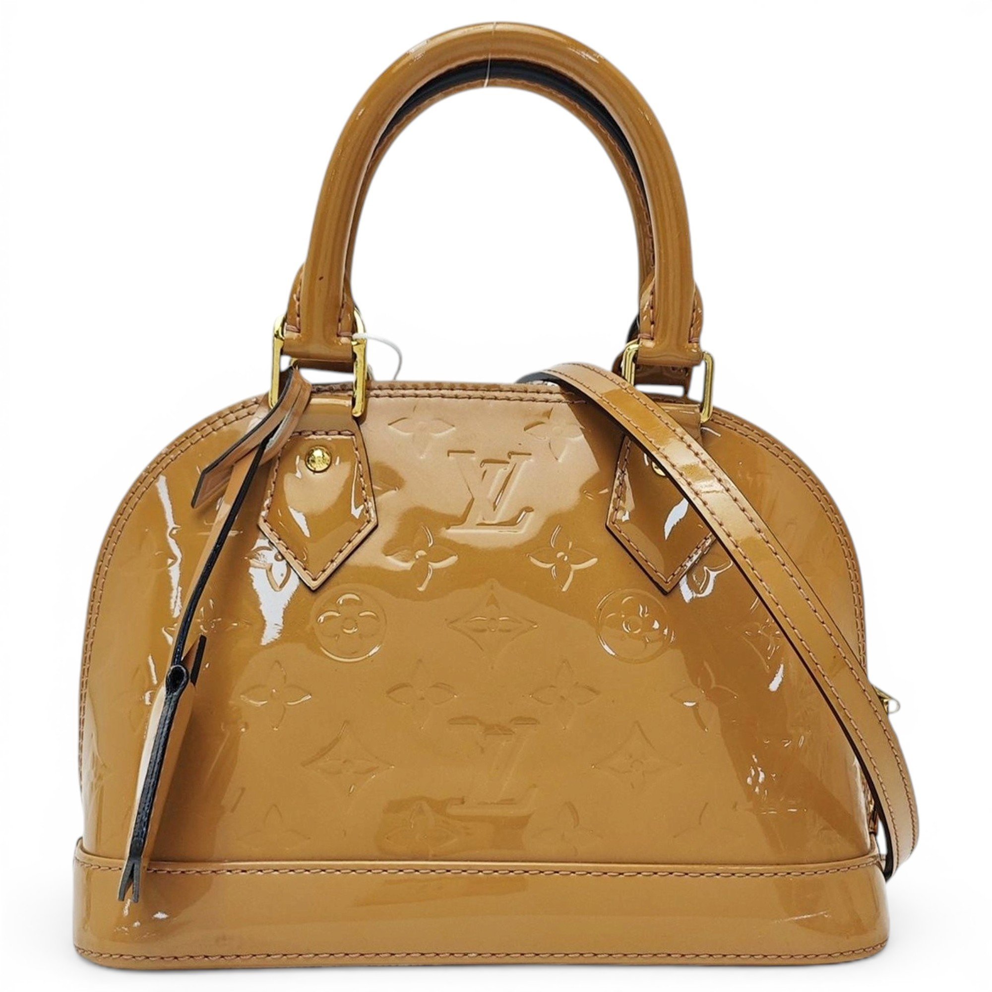 Alma patent leather handbag