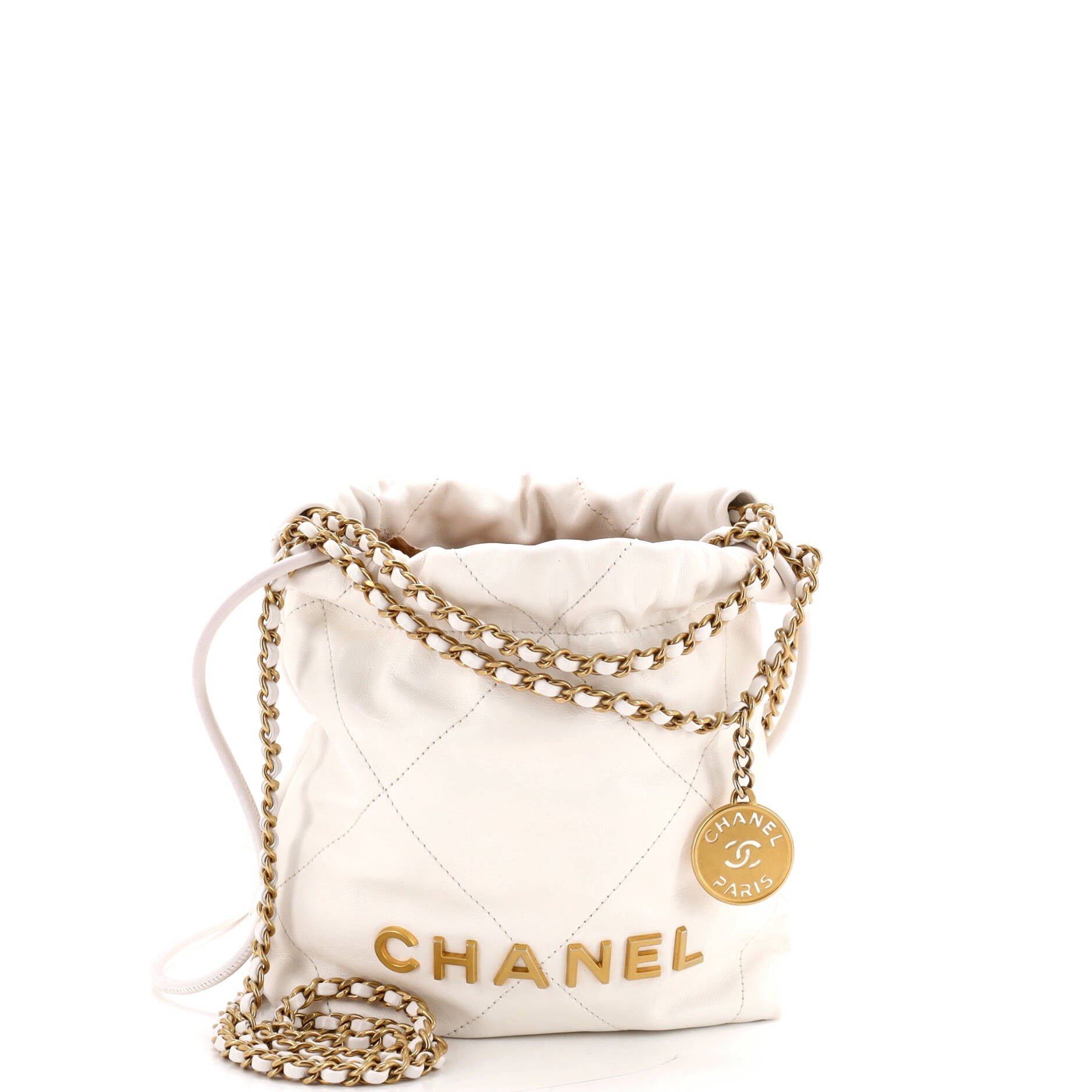22 Chain Hobo Quilted Calfskin Mini