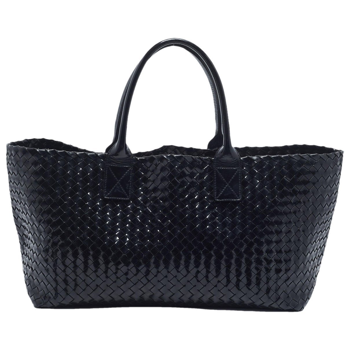 Cabat patent leather tote