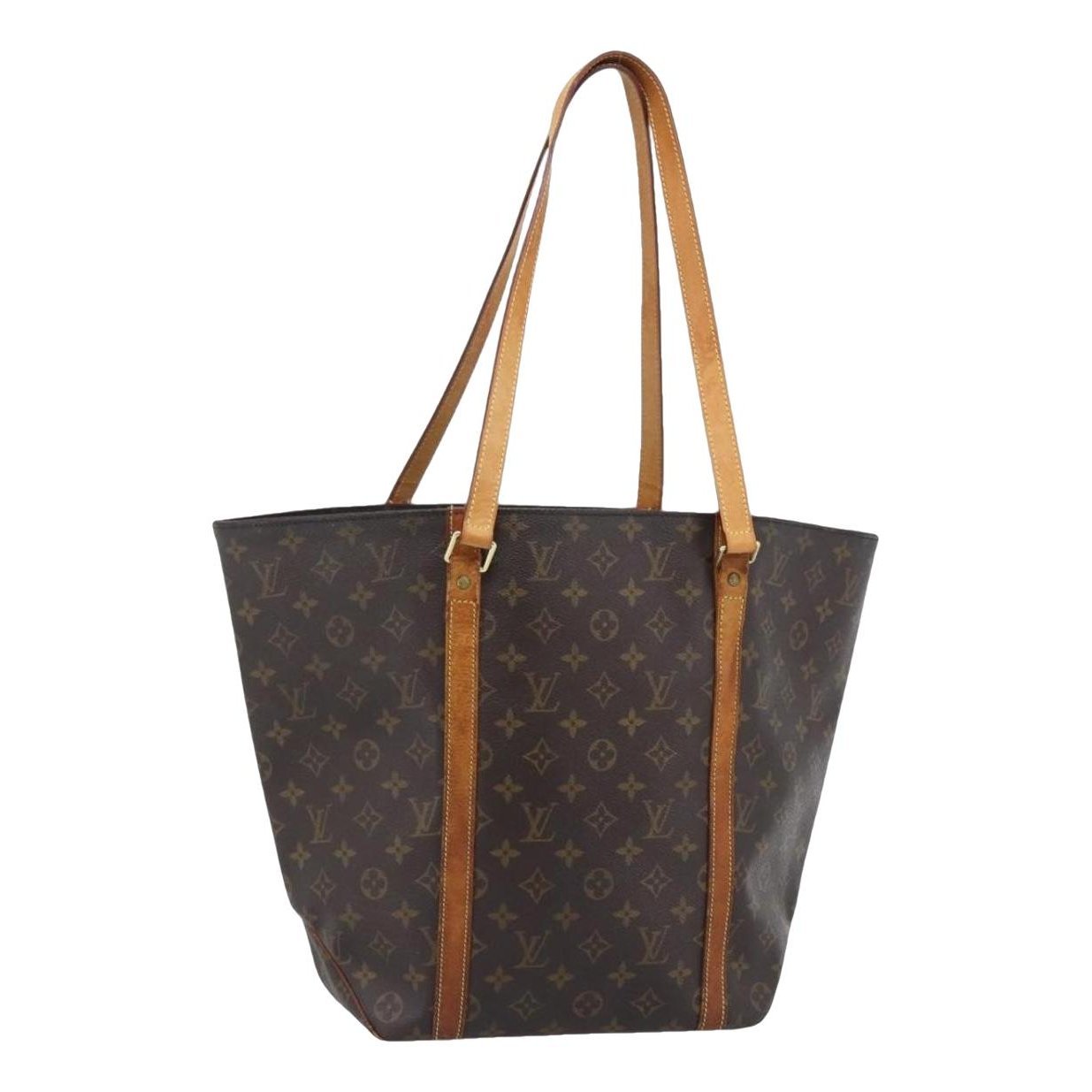 Shopping leather tote