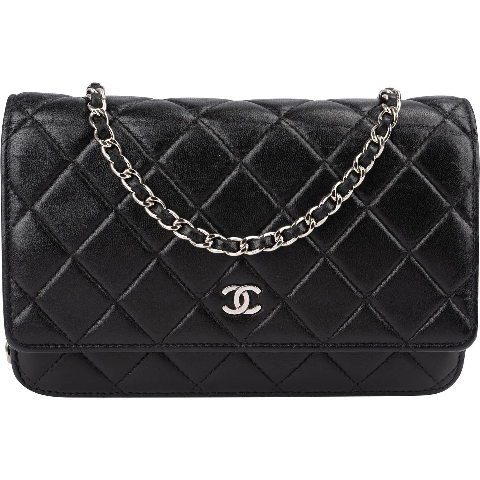Wallet On Chain Timeless/Classique leather crossbody bag