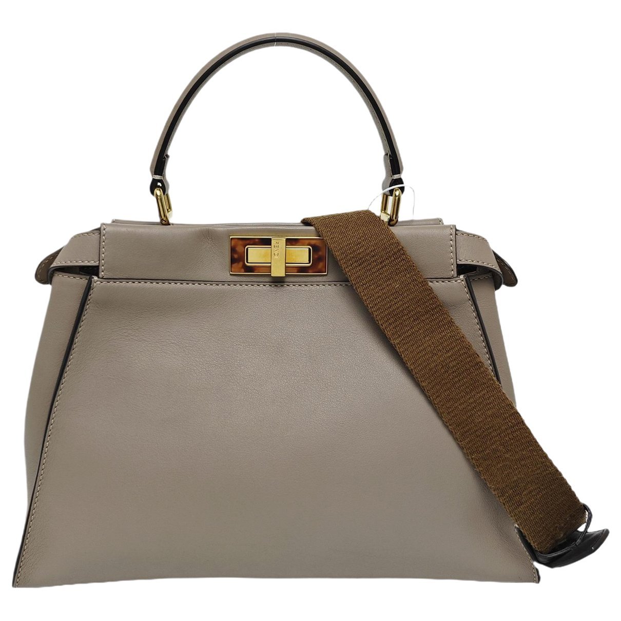 Peekaboo leather crossbody bag