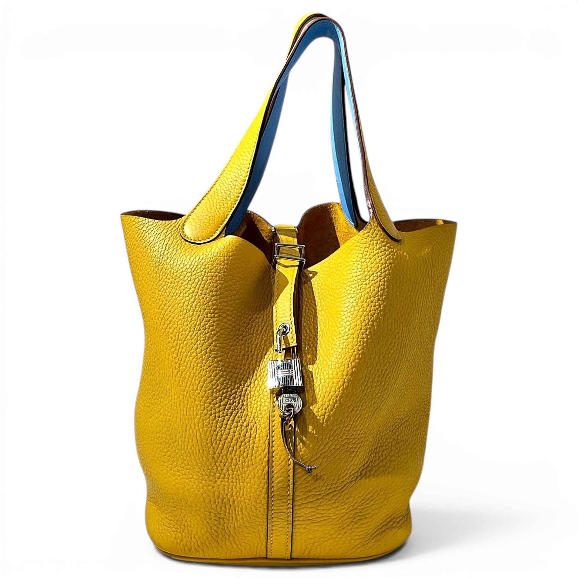 Picotin leather handbag