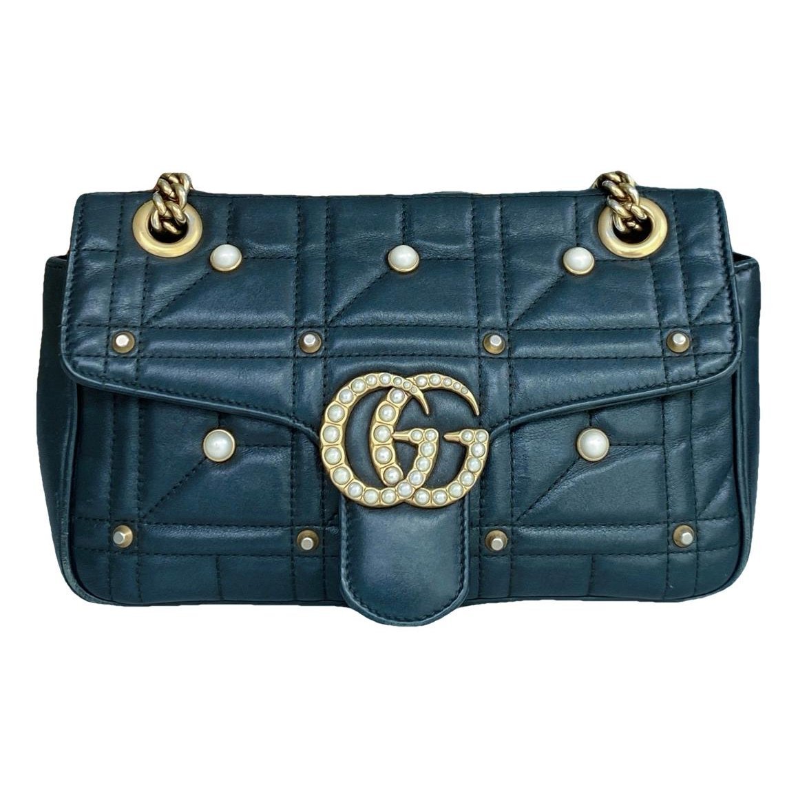 GG Marmont Flap leather handbag