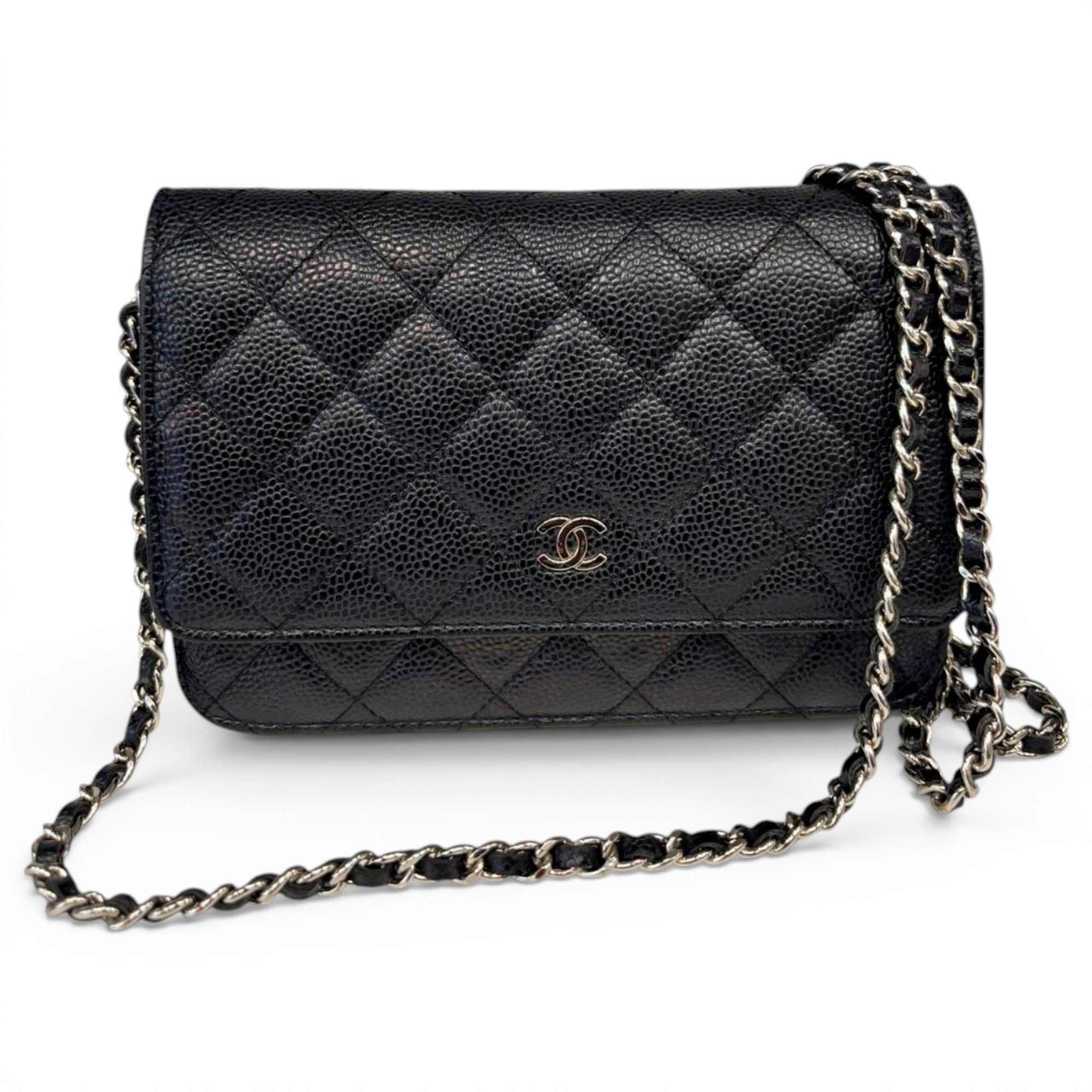 Wallet On Chain Timeless/Classique leather crossbody bag