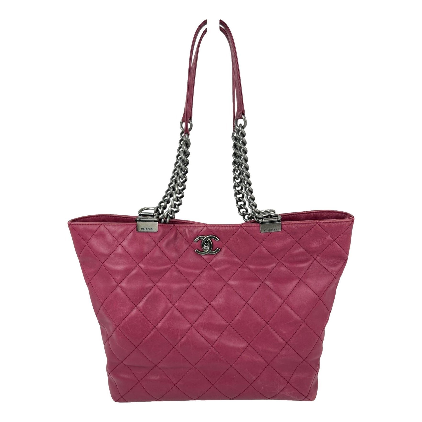 Leather tote