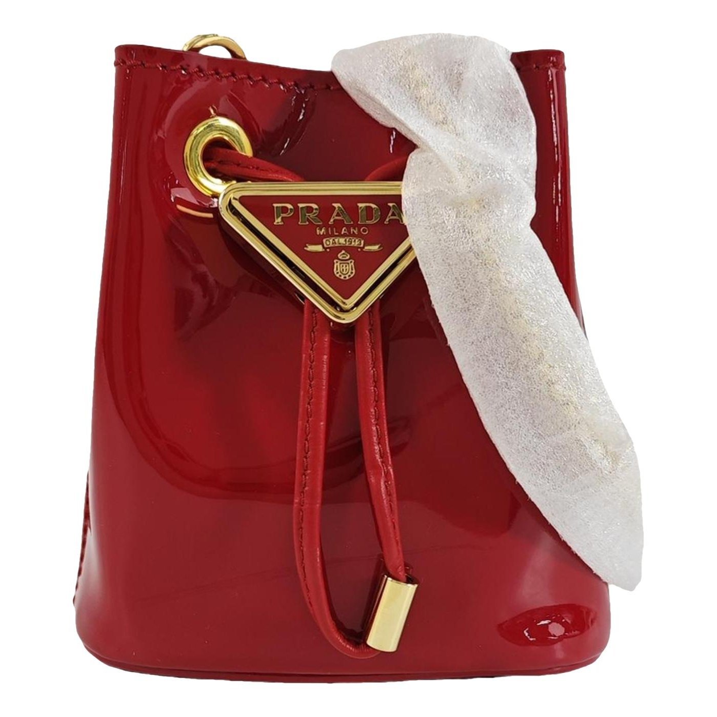 Patent leather handbag