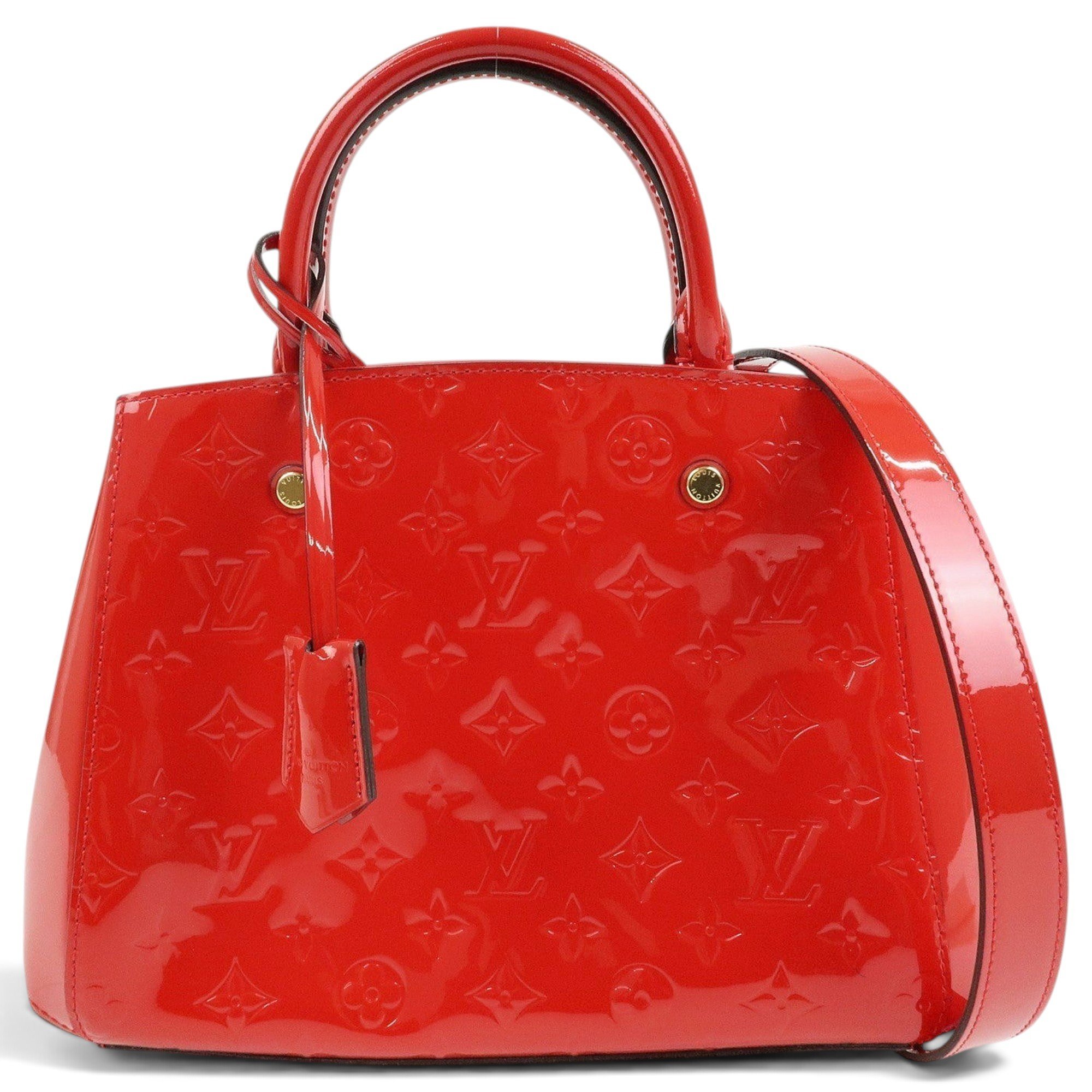 Montaigne patent leather handbag