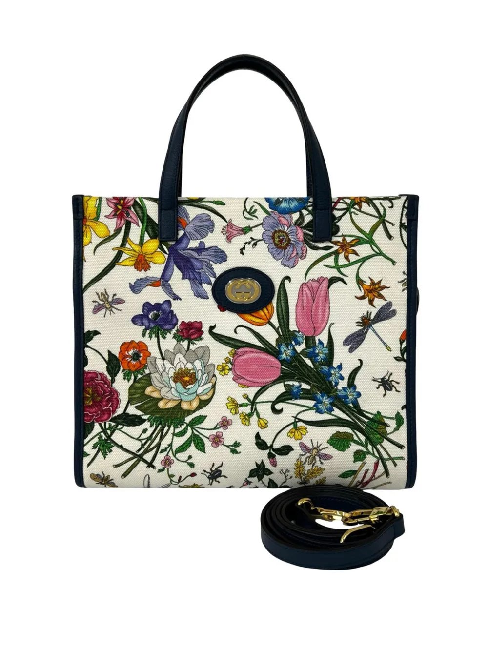 2016-2026 Medium Canvas Flora satchel