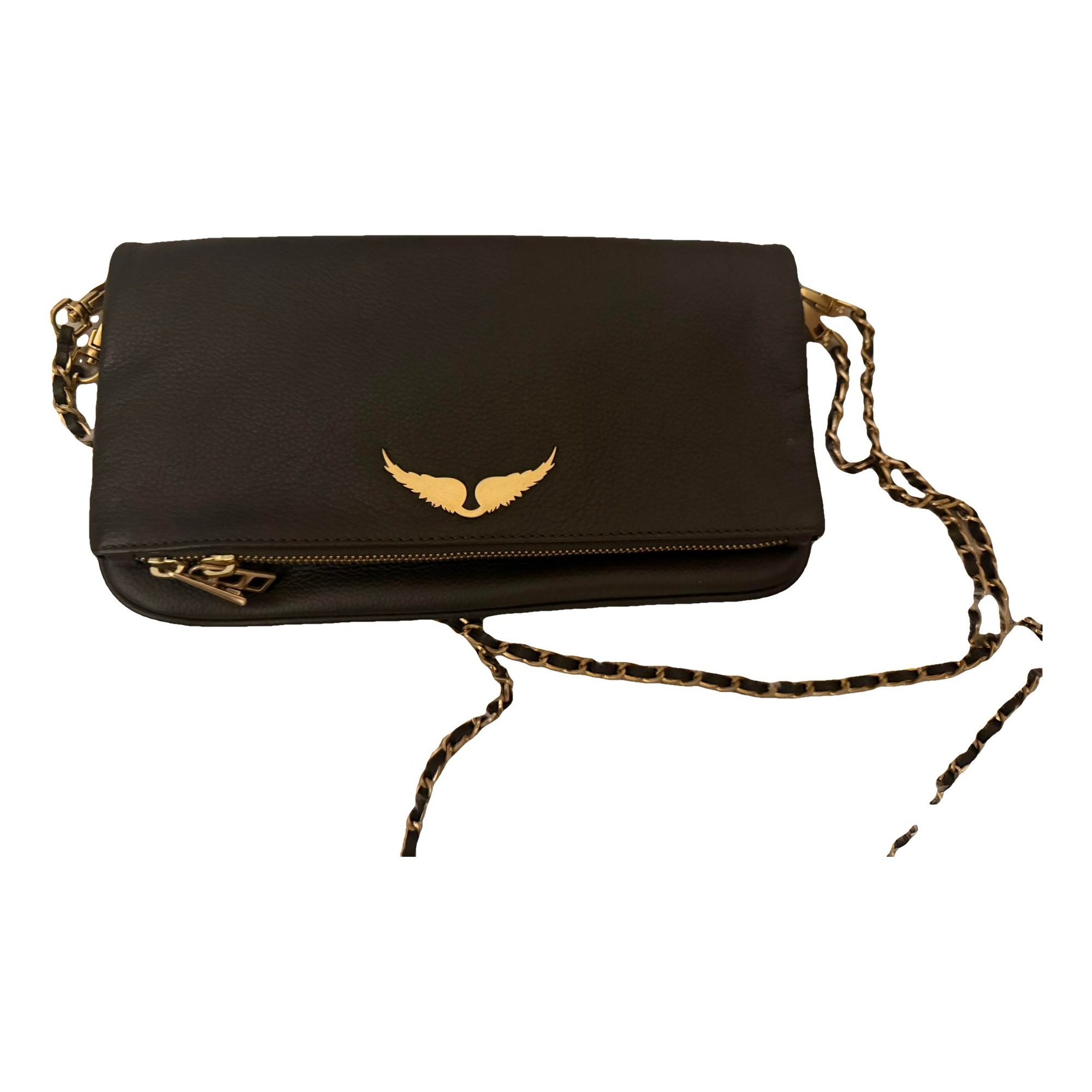Rock leather crossbody bag