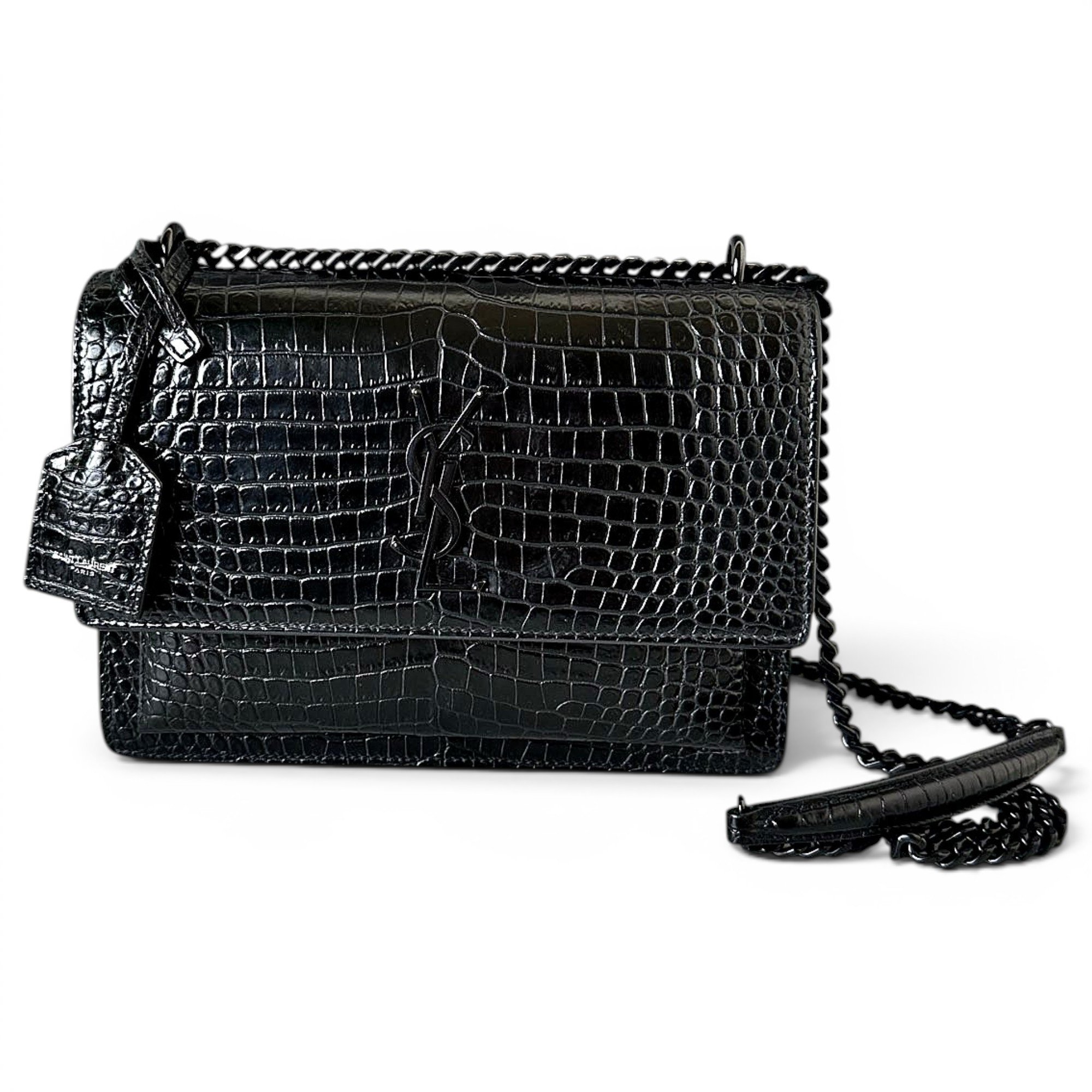 Sunset leather handbag