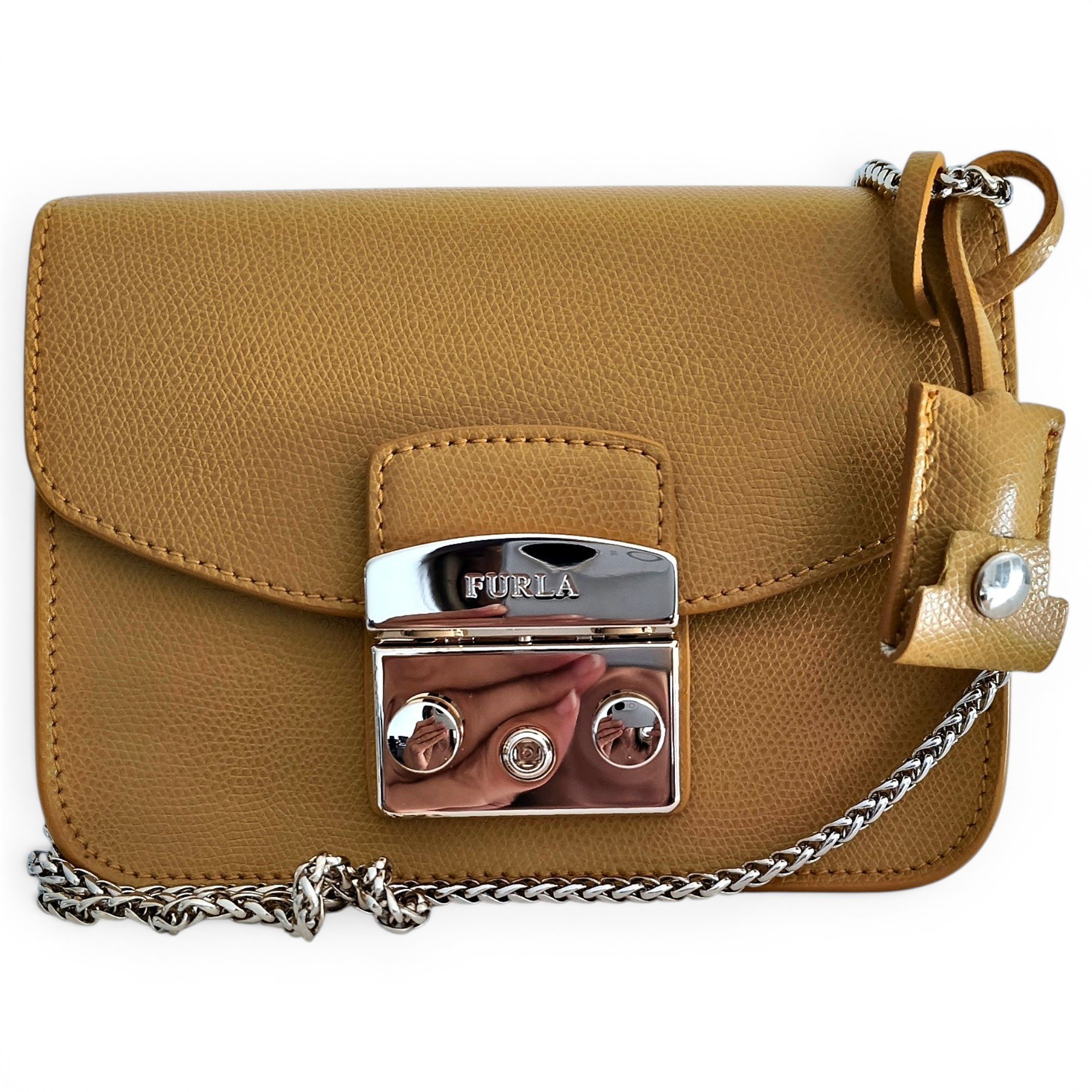 Metropolis leather crossbody bag