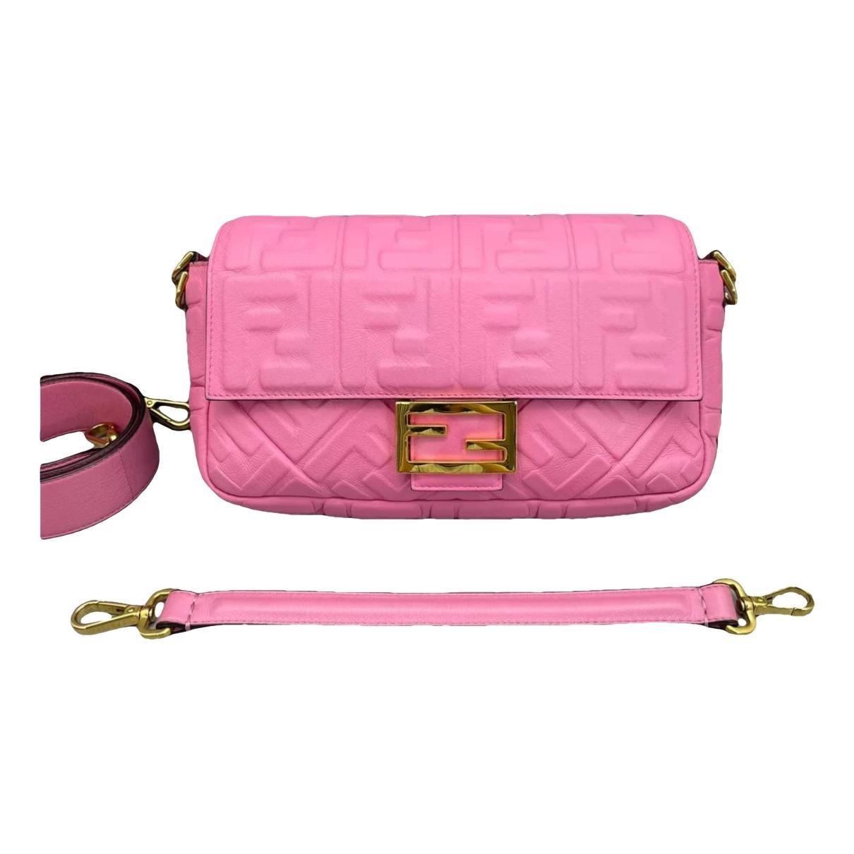 Baguette leather handbag
