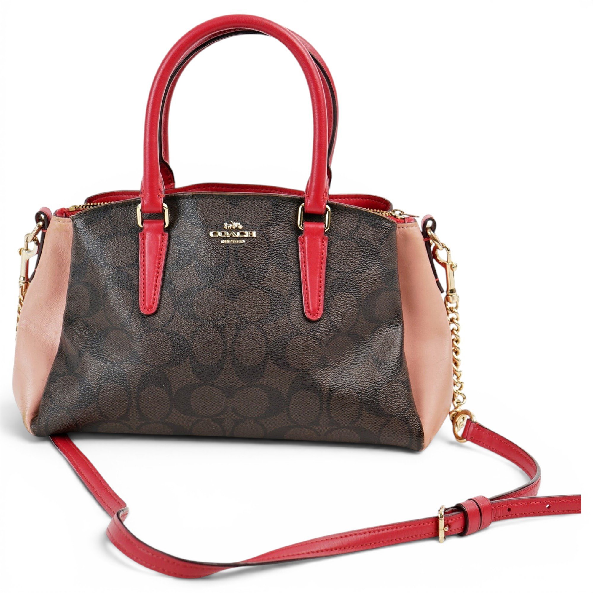 Leather handbag
