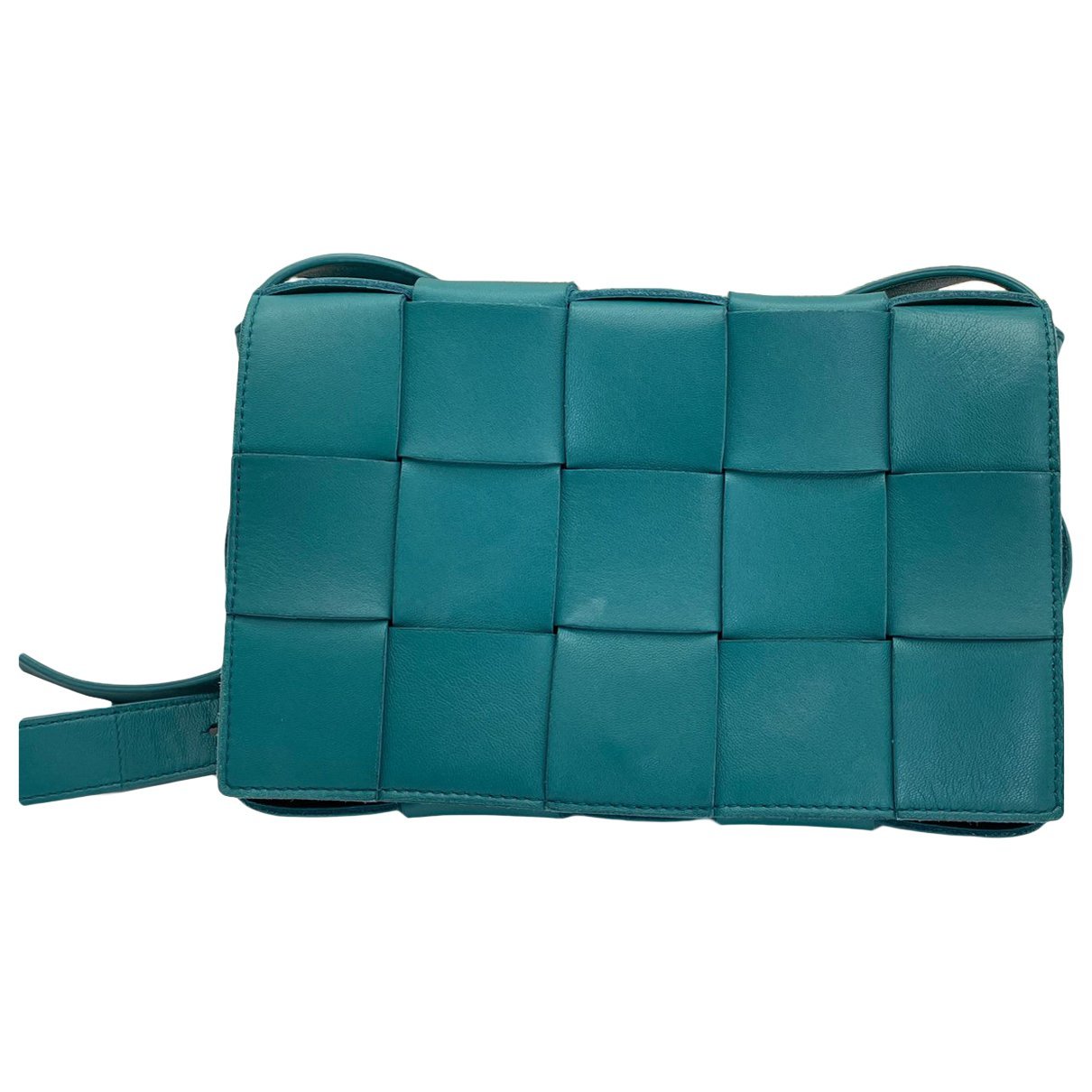Cassette leather handbag