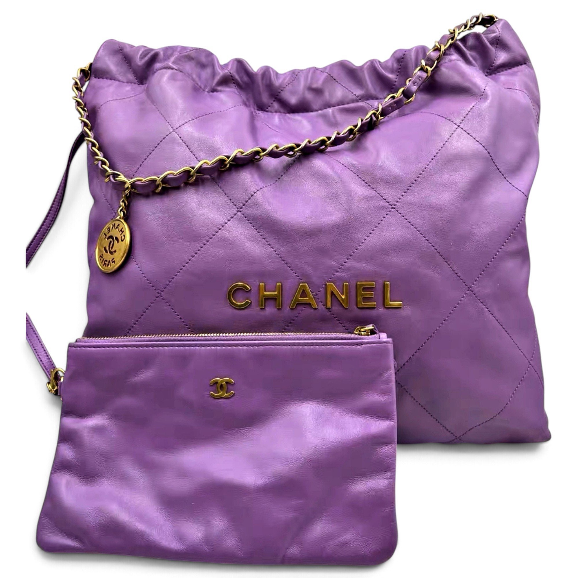 Chanel 22 leather crossbody bag