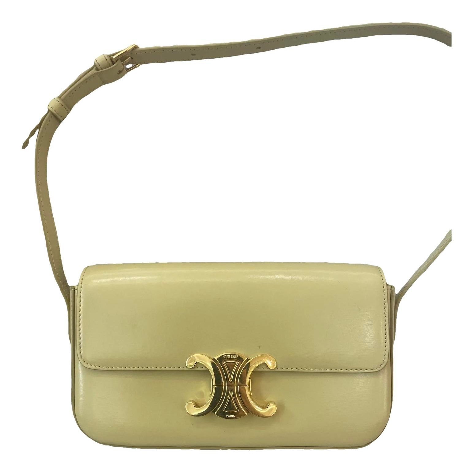 Triomphe Long leather handbag