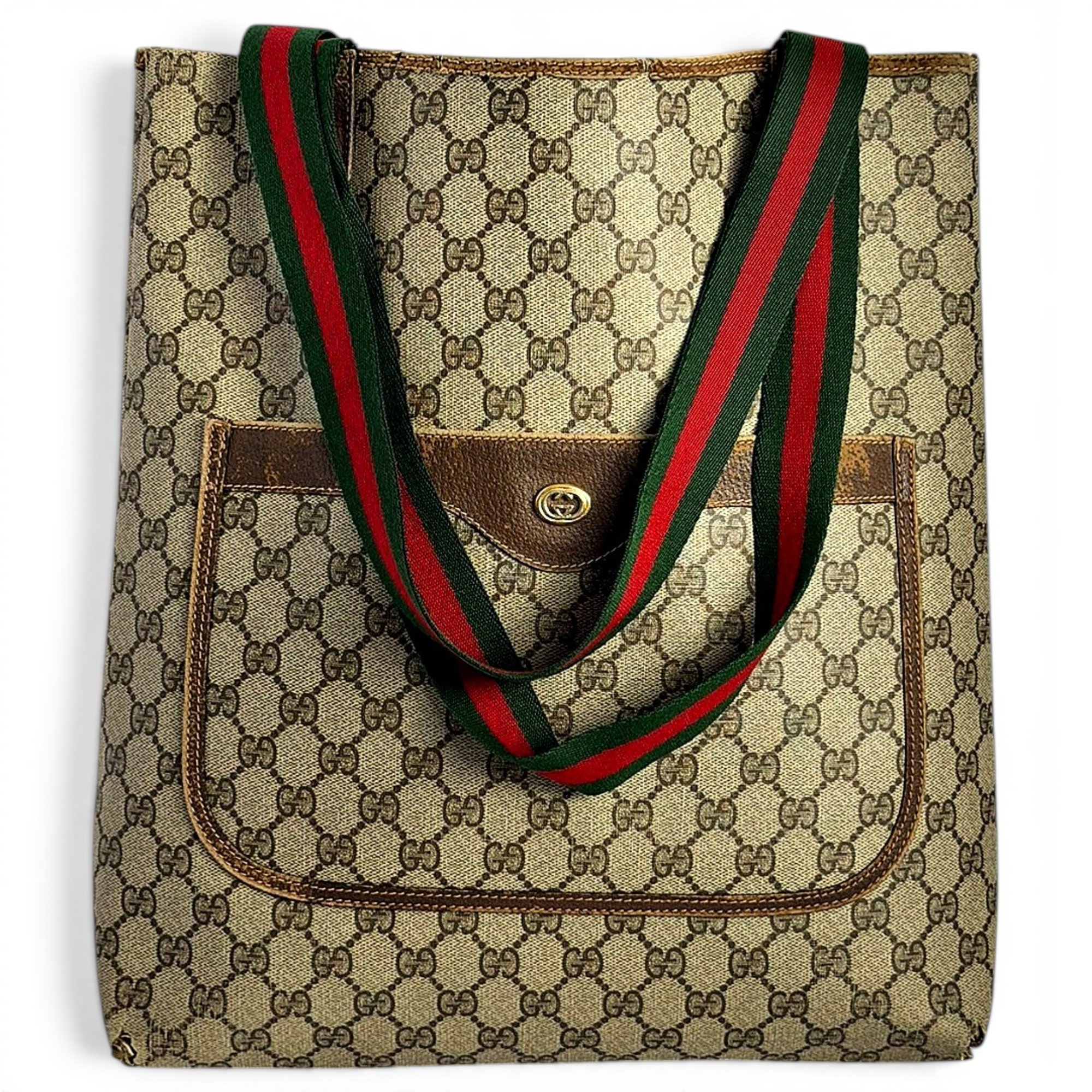 Leather tote