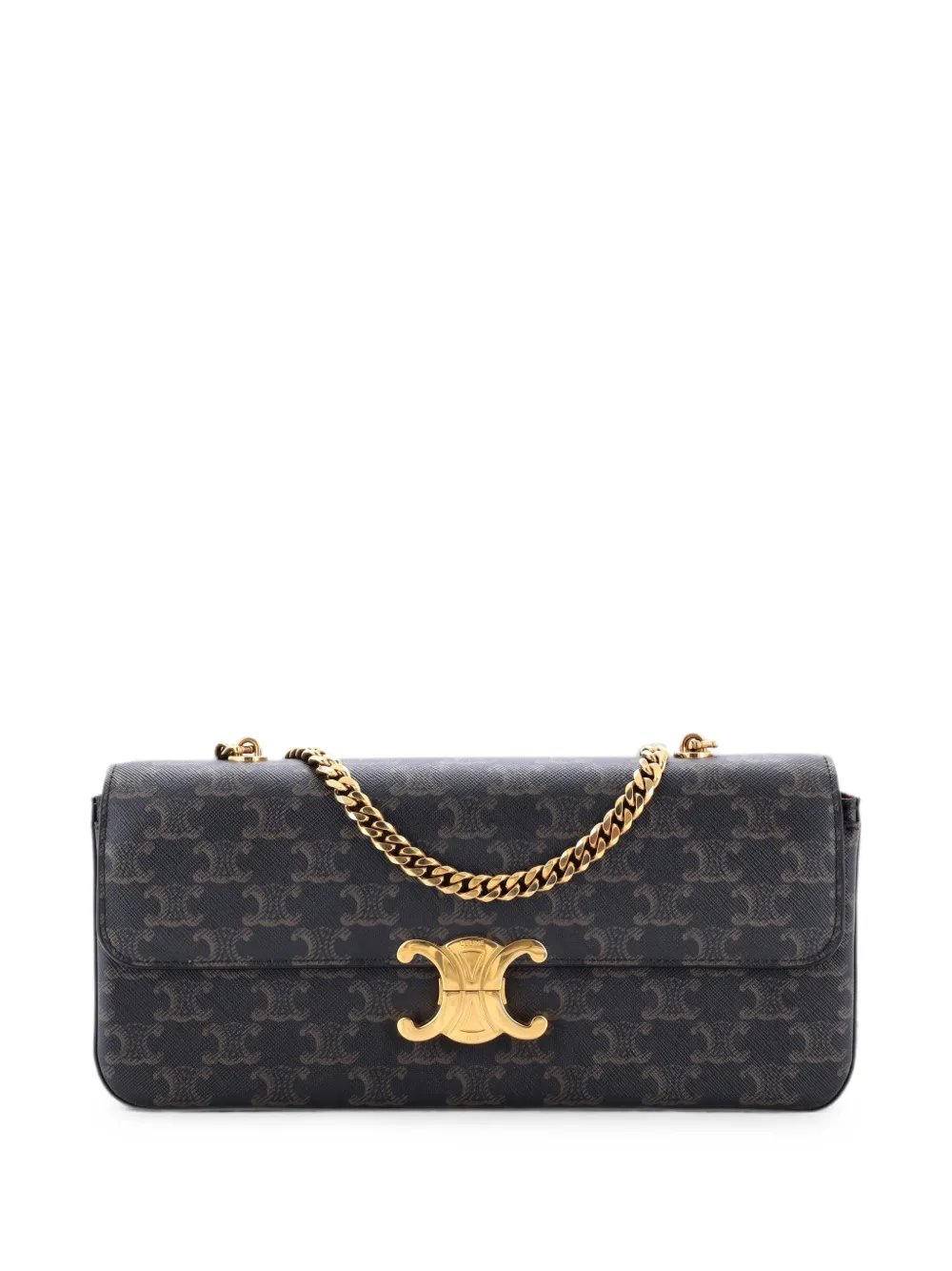 Triomphe Chain Triomphe Coated Canvas Medium shoulder bag