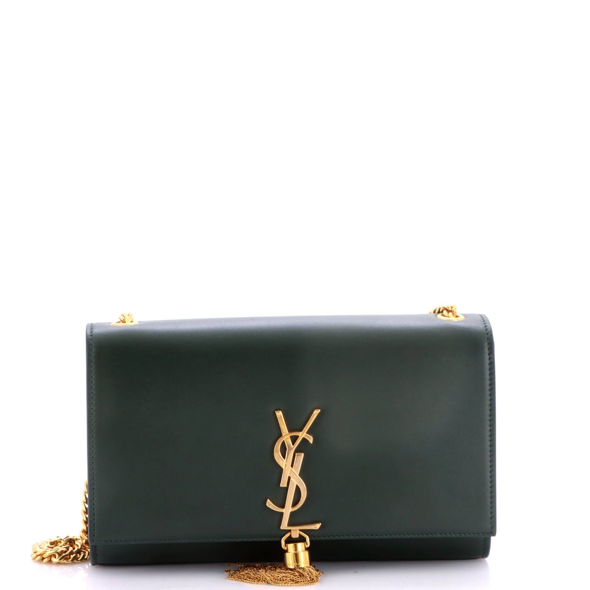 Classic Monogram Tassel Crossbody Bag Leather Medium