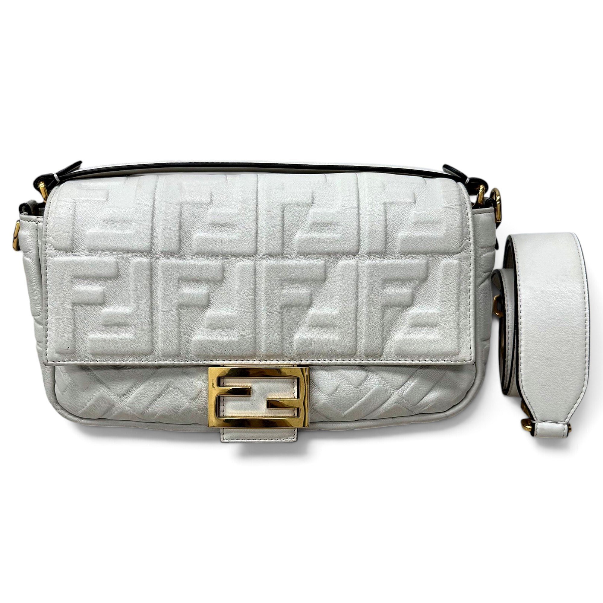 Baguette leather handbag