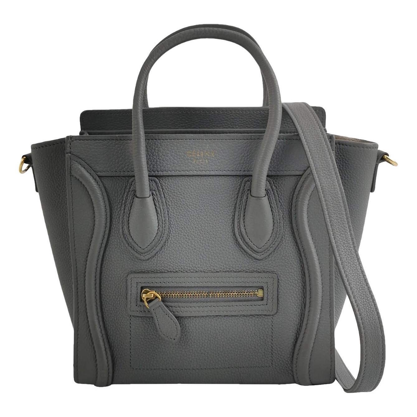 Nano Luggage leather handbag